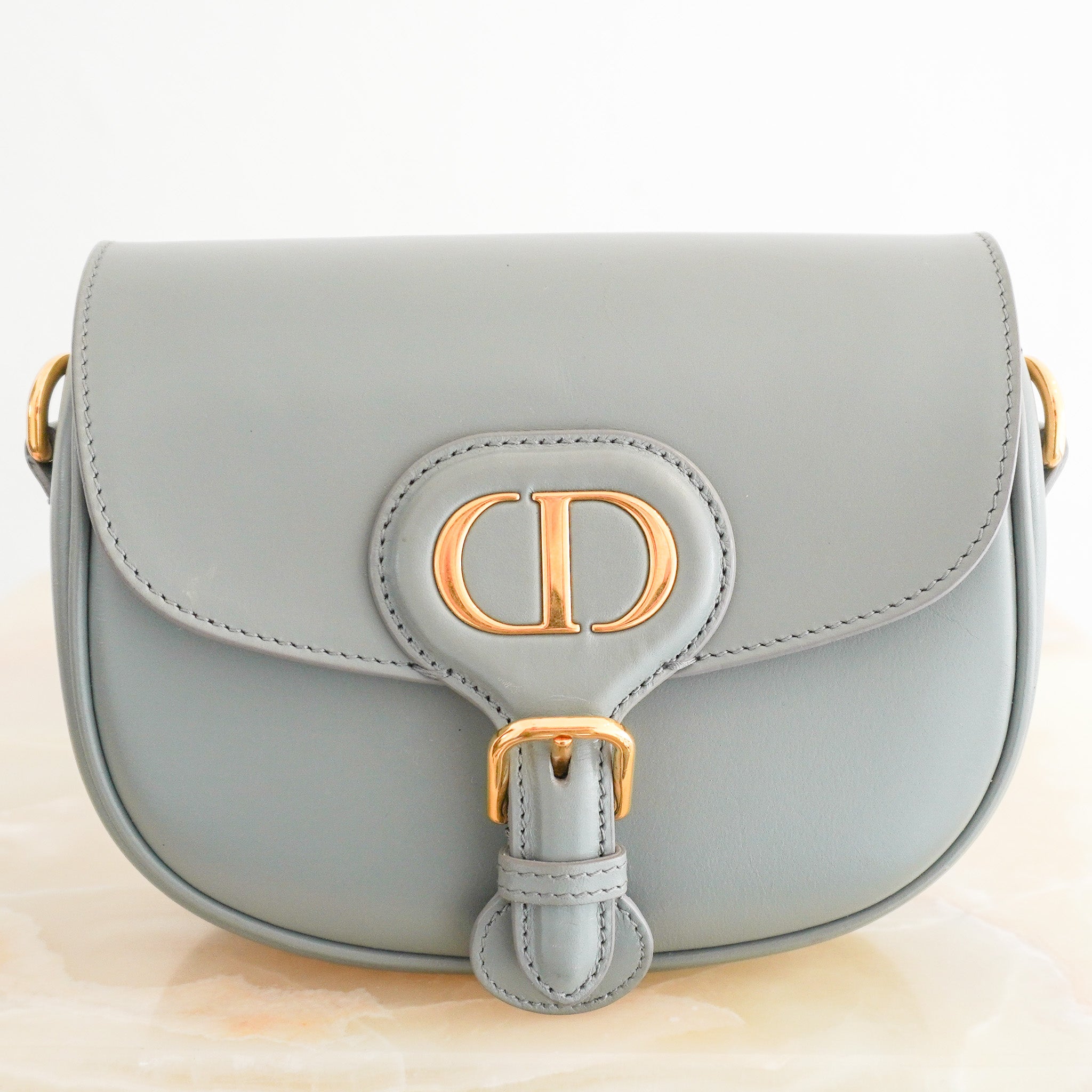 Dior Medium Blue Bobby Bag in Smooth Calfskin RRP £2850 | Authentic Preloved - Reloved Again