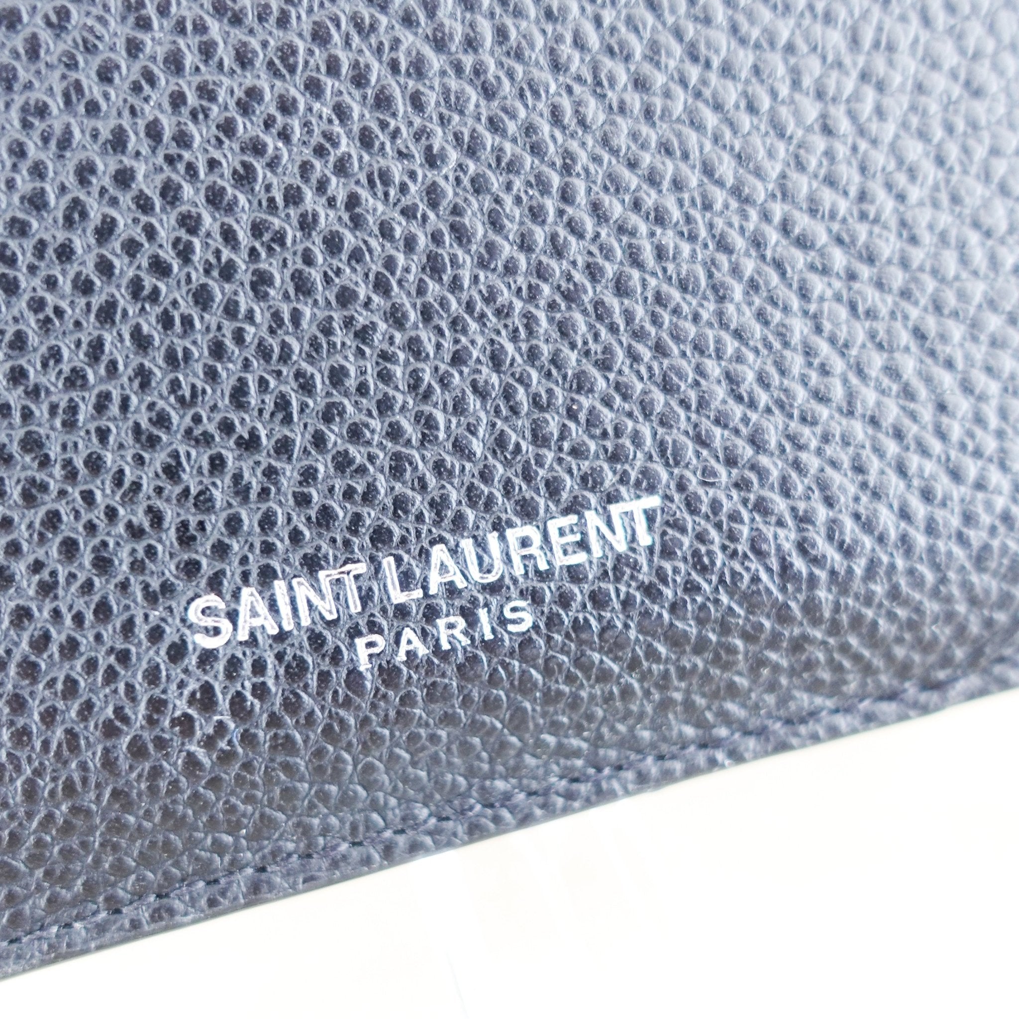 NEW Saint Laurent Paris Black Nero Card Holder RRP £265 | Authentic Preloved - Reloved Again