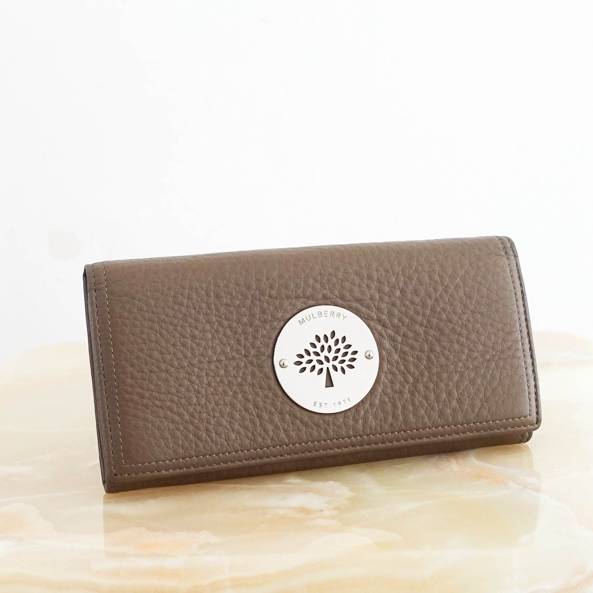 Brown leather wallet RRP £350