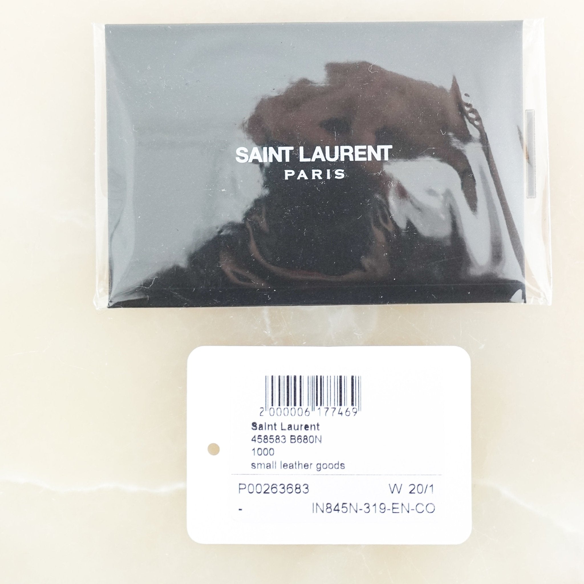NEW Saint Laurent Paris Black Nero Card Holder RRP £265 | Authentic Preloved - Reloved Again
