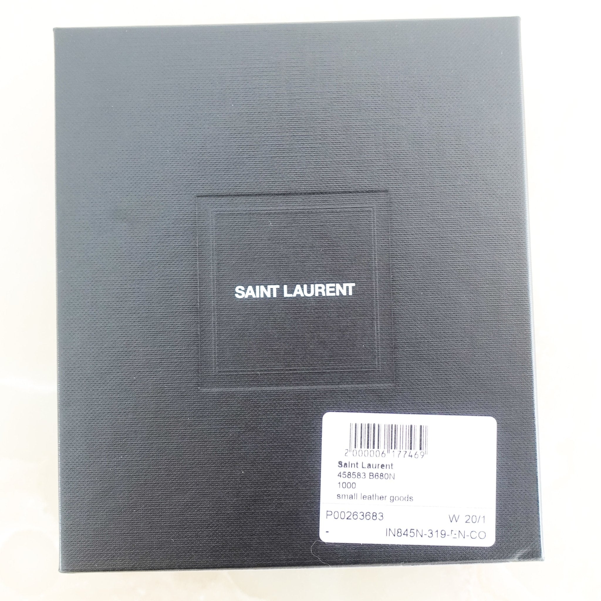 NEW Saint Laurent Paris Black Nero Card Holder RRP £265 | Authentic Preloved - Reloved Again