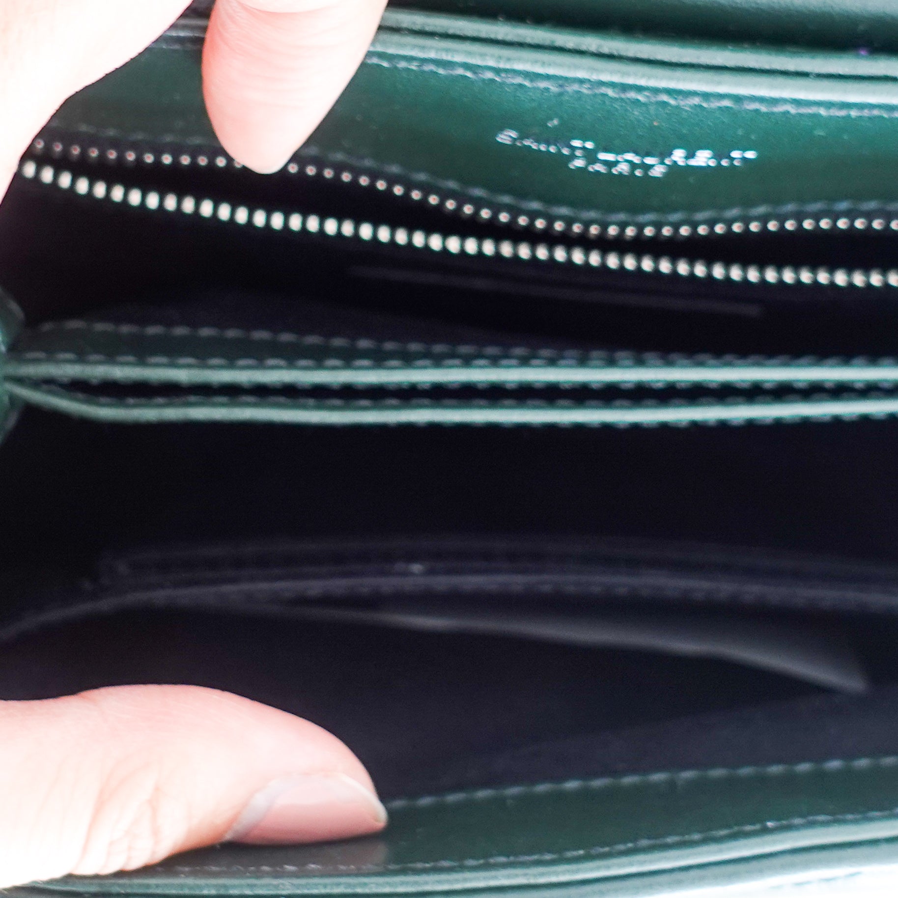 Saint Laurent Small Green Lou Lou Toy Bag RRP £1,275 | Authentic Preloved - Reloved Again