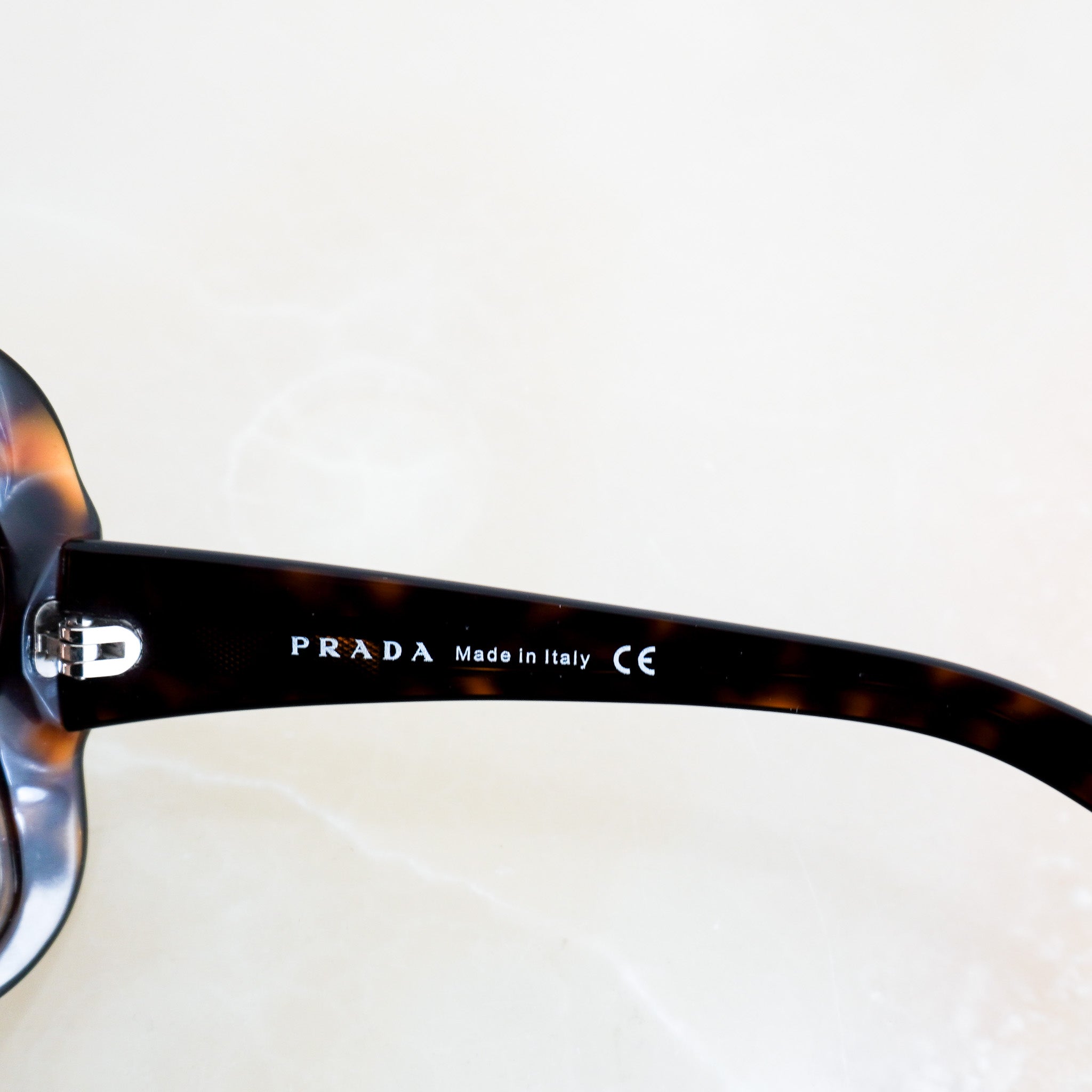 Prada Oversized Tortoise Shell Sunglasses RRP £376 | Authentic Preloved - Reloved Again