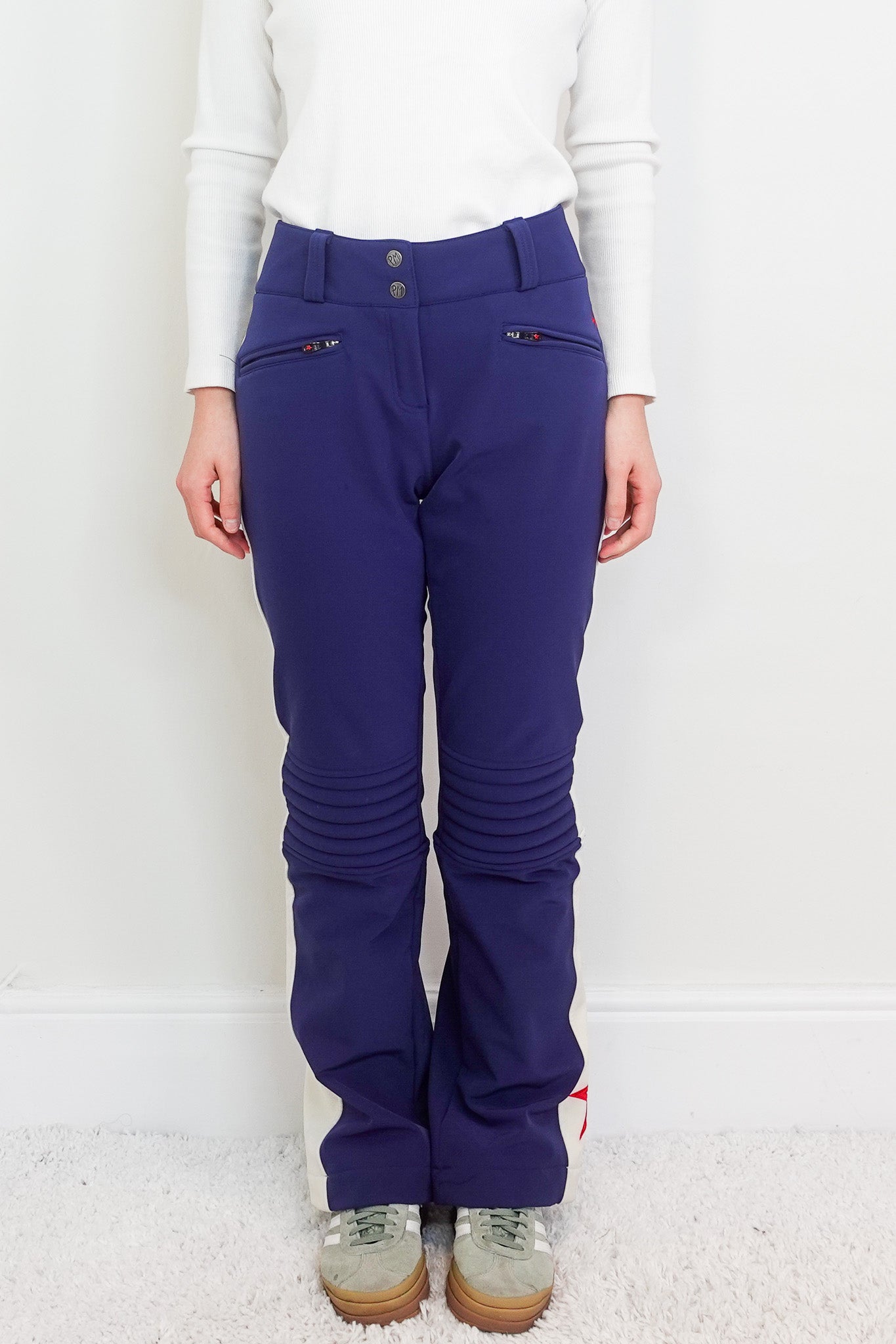 Blue ski trousers RRP £495