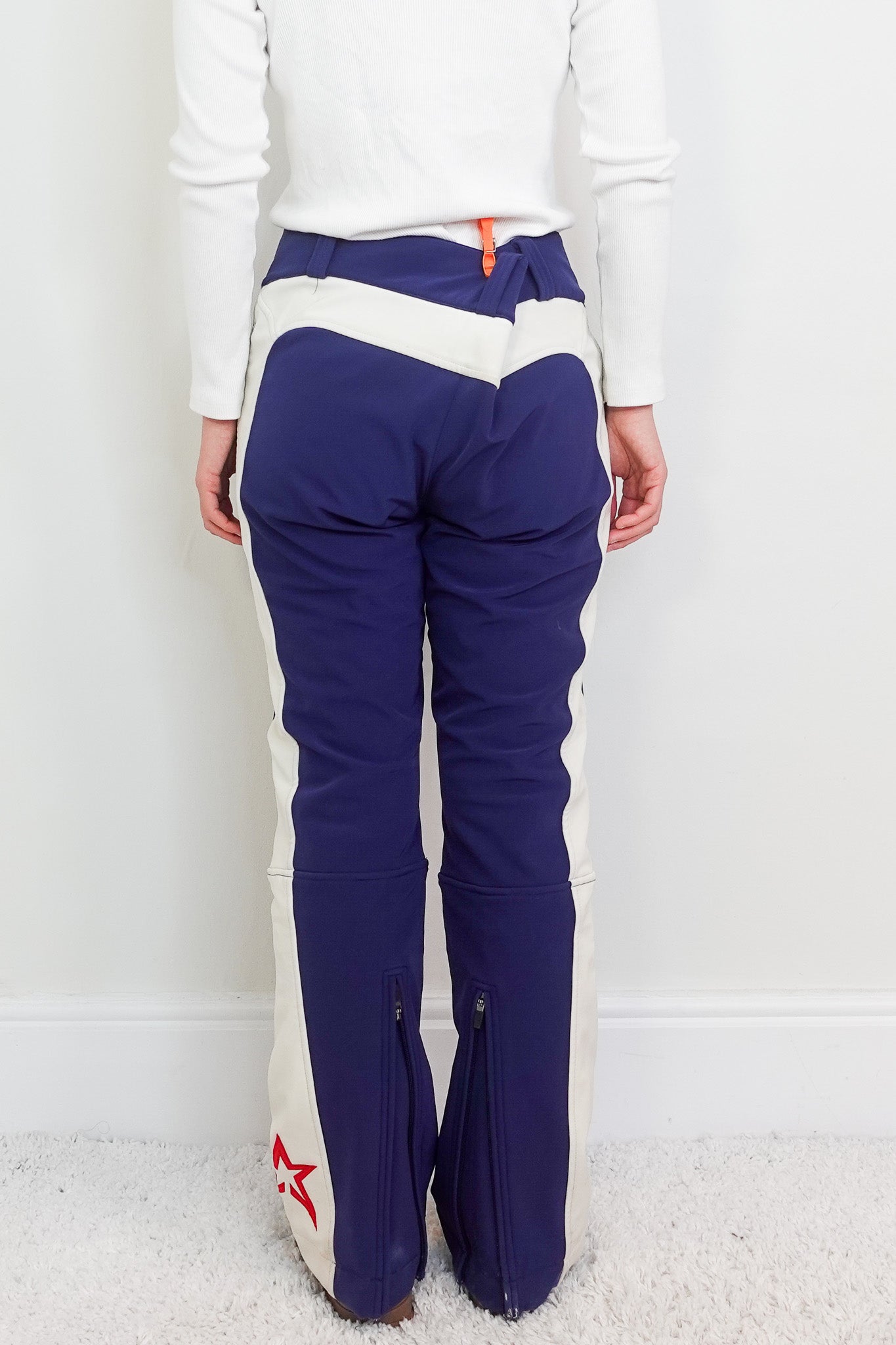 Blue ski trousers RRP £495