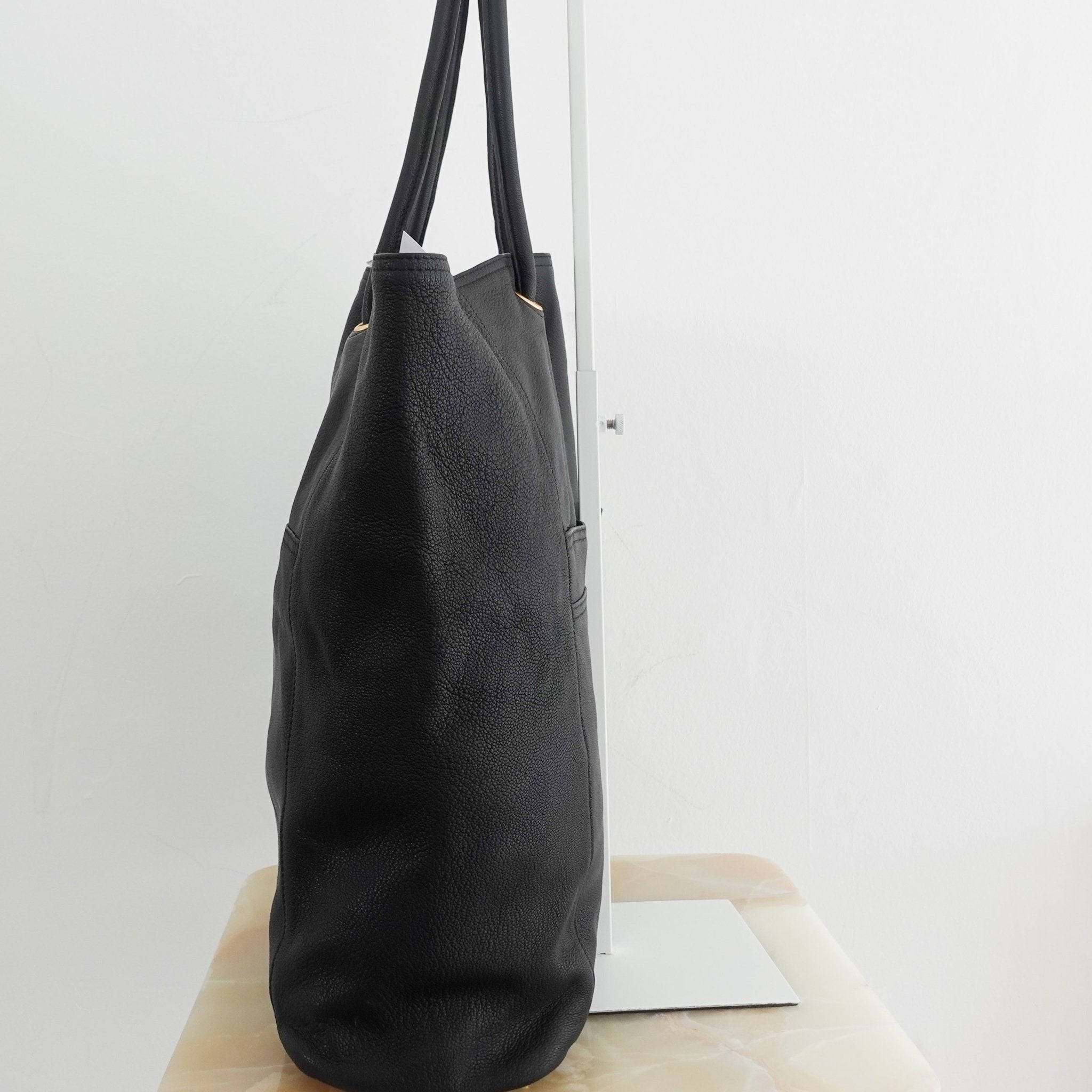 Saint Laurent Black Lucky Chyc Lambskin Tote Bag RRP £3000 | Authentic Preloved - Reloved Again