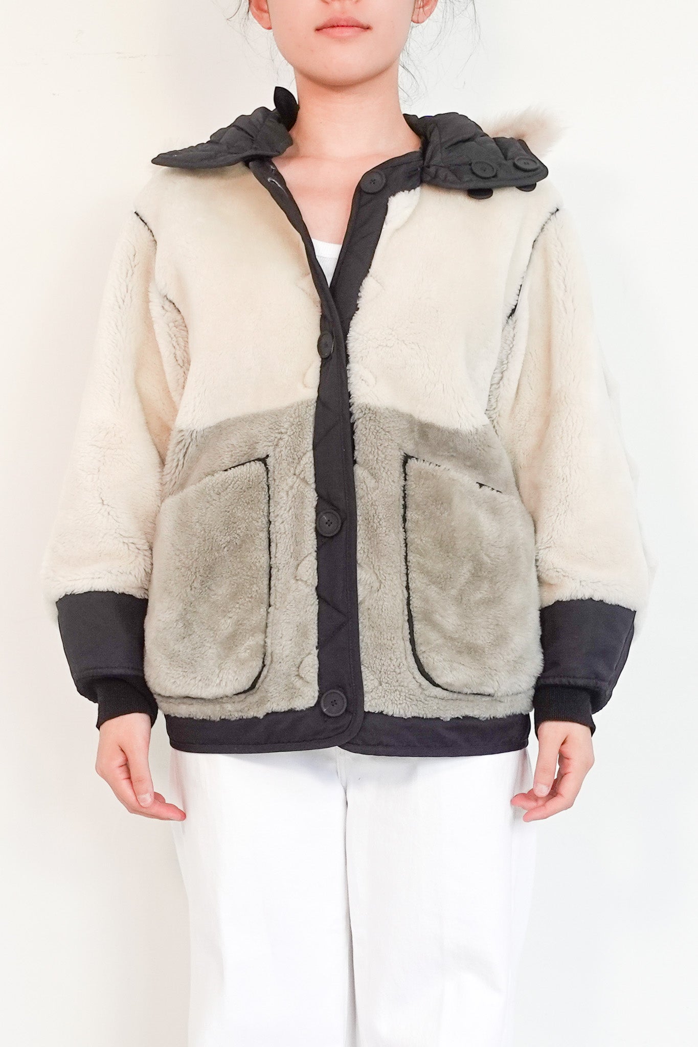 Marfa Stance Lambskin Reversible Coat RRP £2.8k | Authentic Preloved