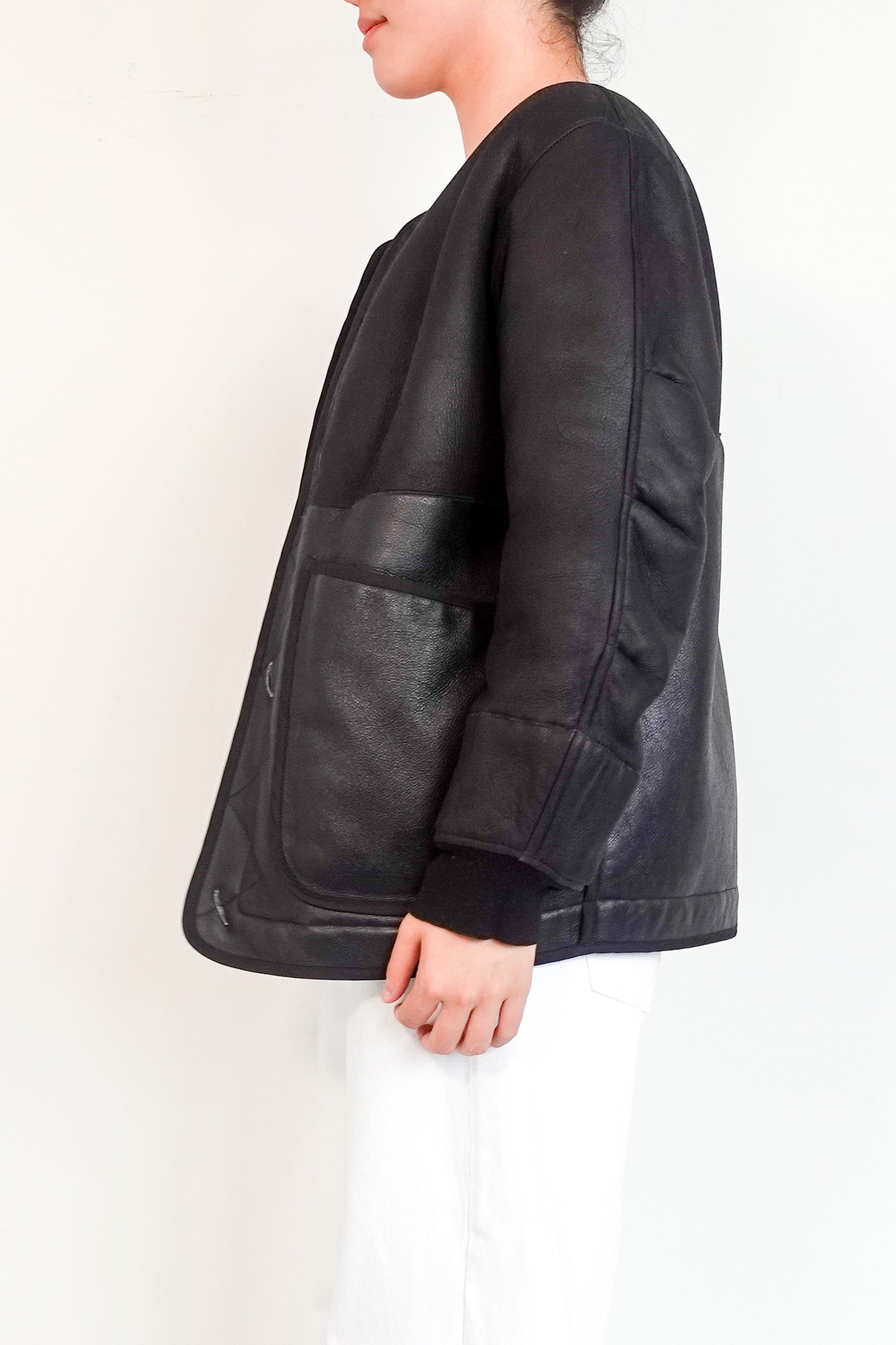 Marfa Stance Lambskin Reversible Coat RRP £2.8k | Authentic Preloved