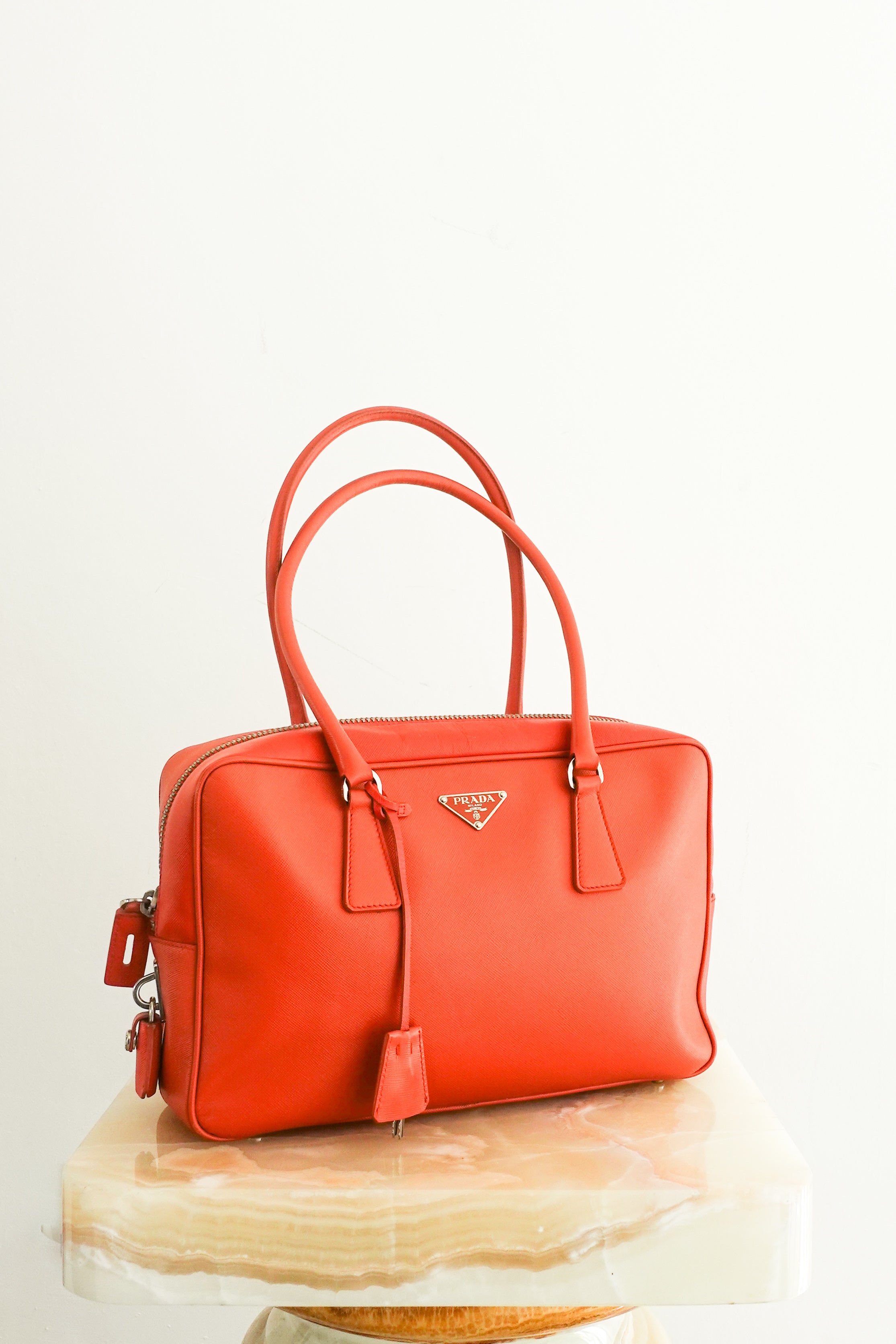 Orange shoulder bag RRP £850