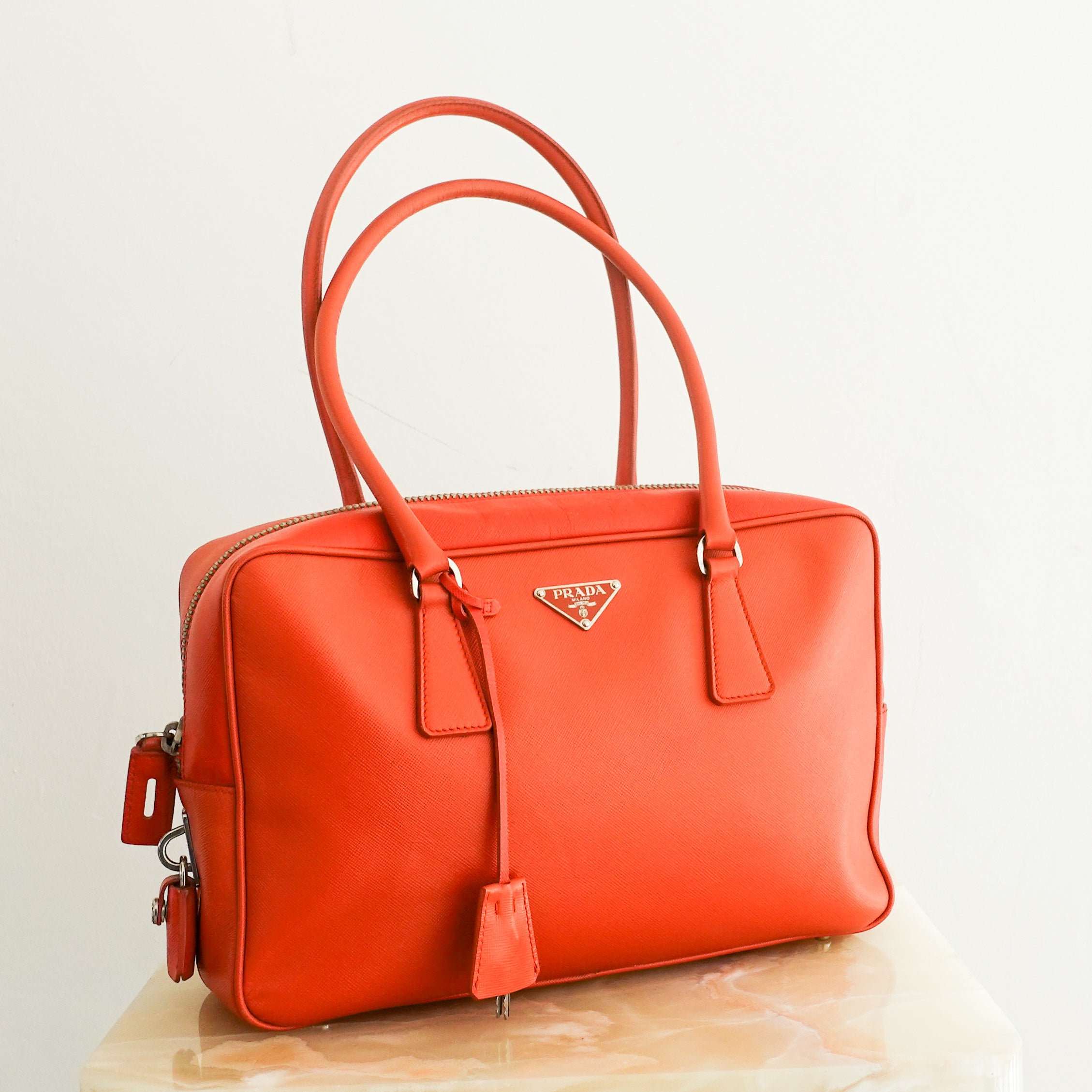 Orange shoulder bag RRP £850