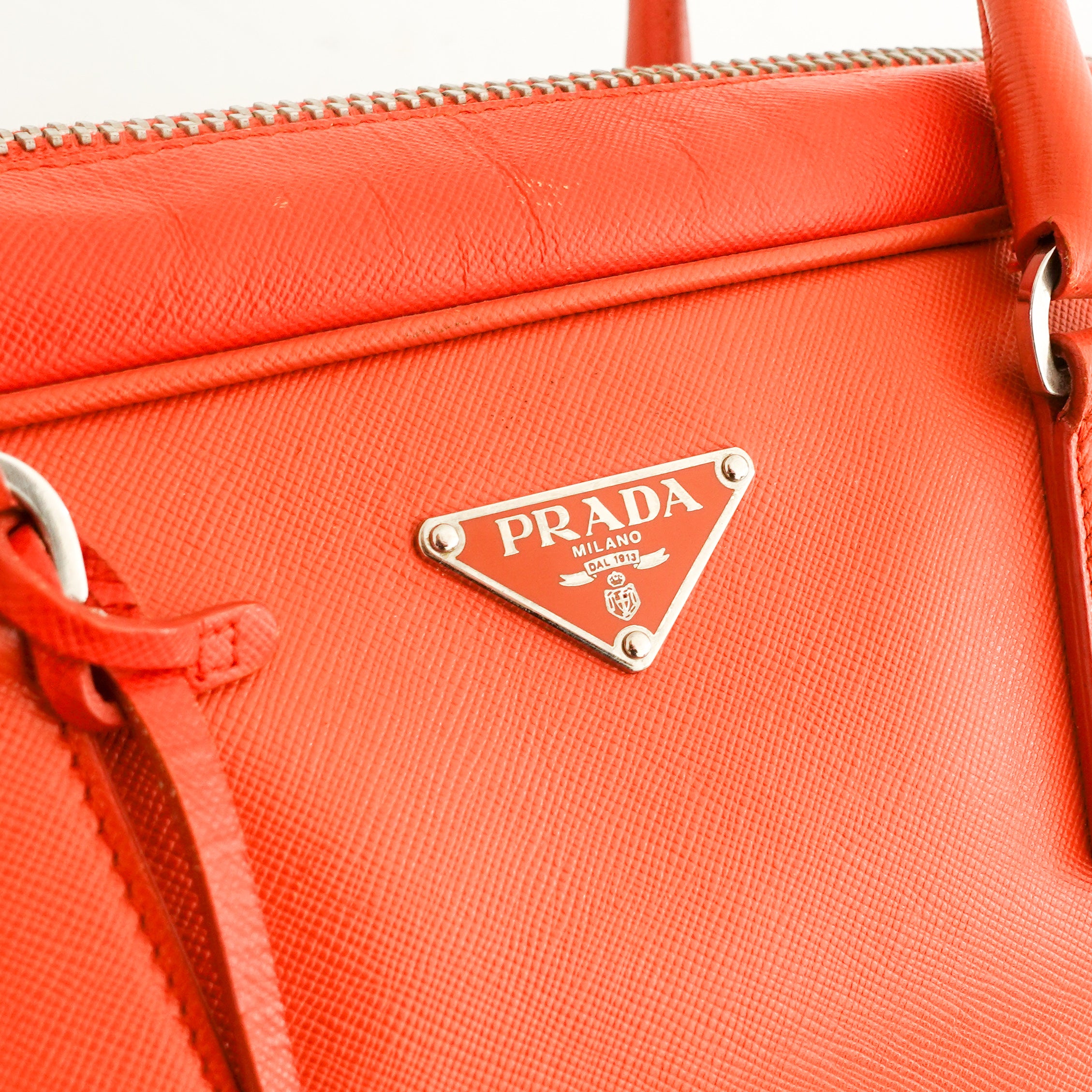 Orange shoulder bag RRP £850