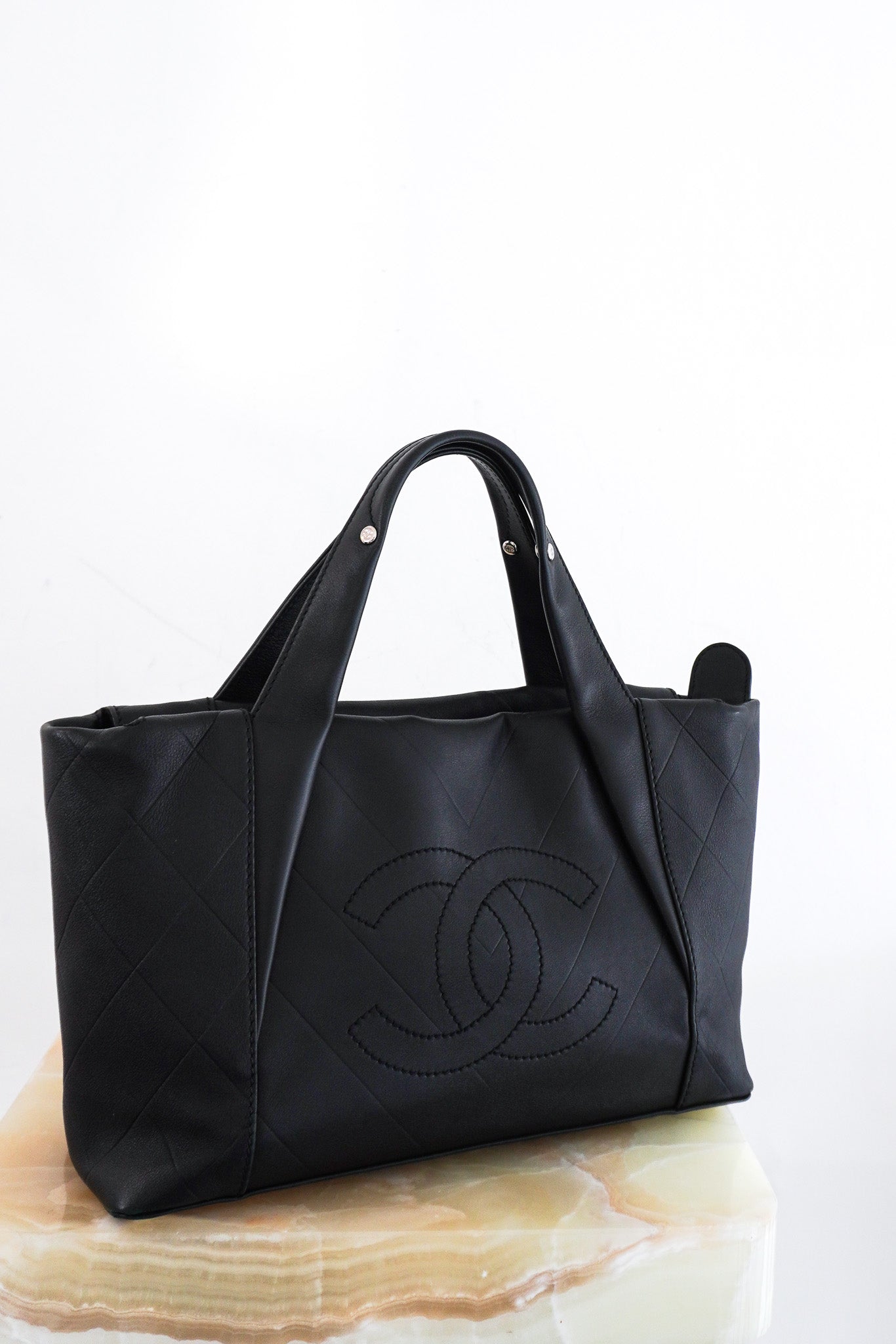 Chanel Black Quilted All Day Long Tote | Authentic Preloved - Reloved Again
