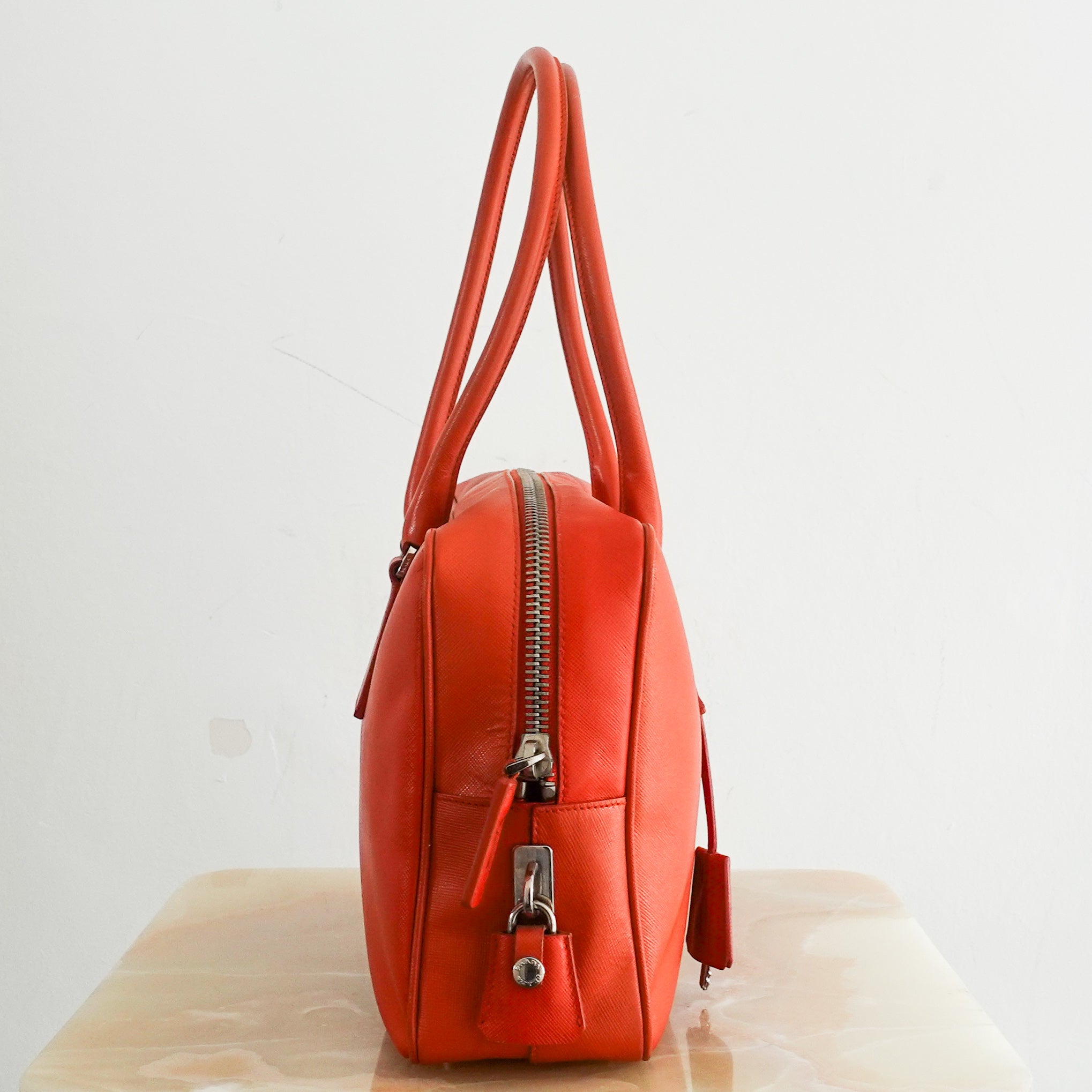 Orange shoulder bag RRP £850