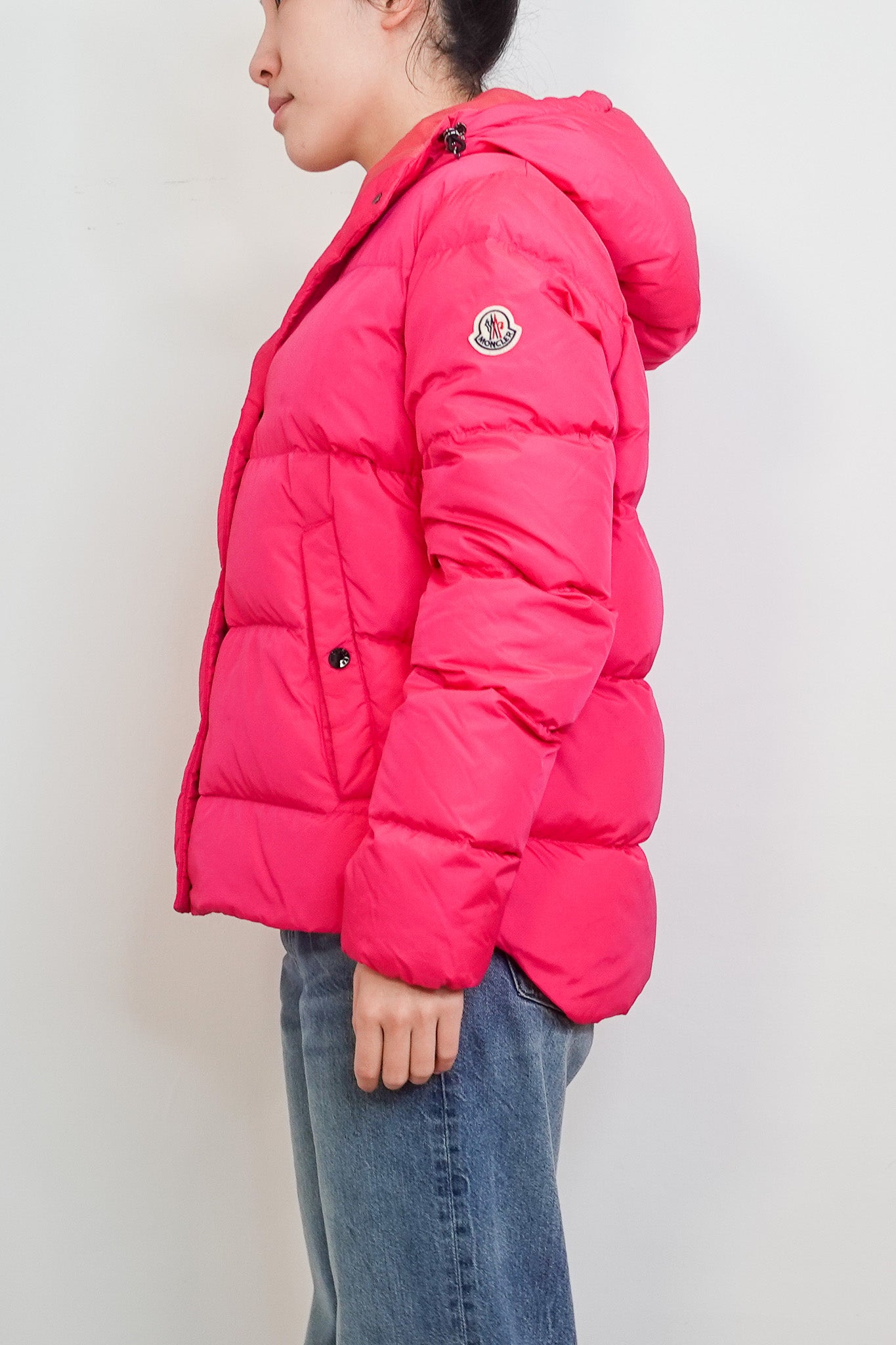 Pink puffer coat RRP £1.2k