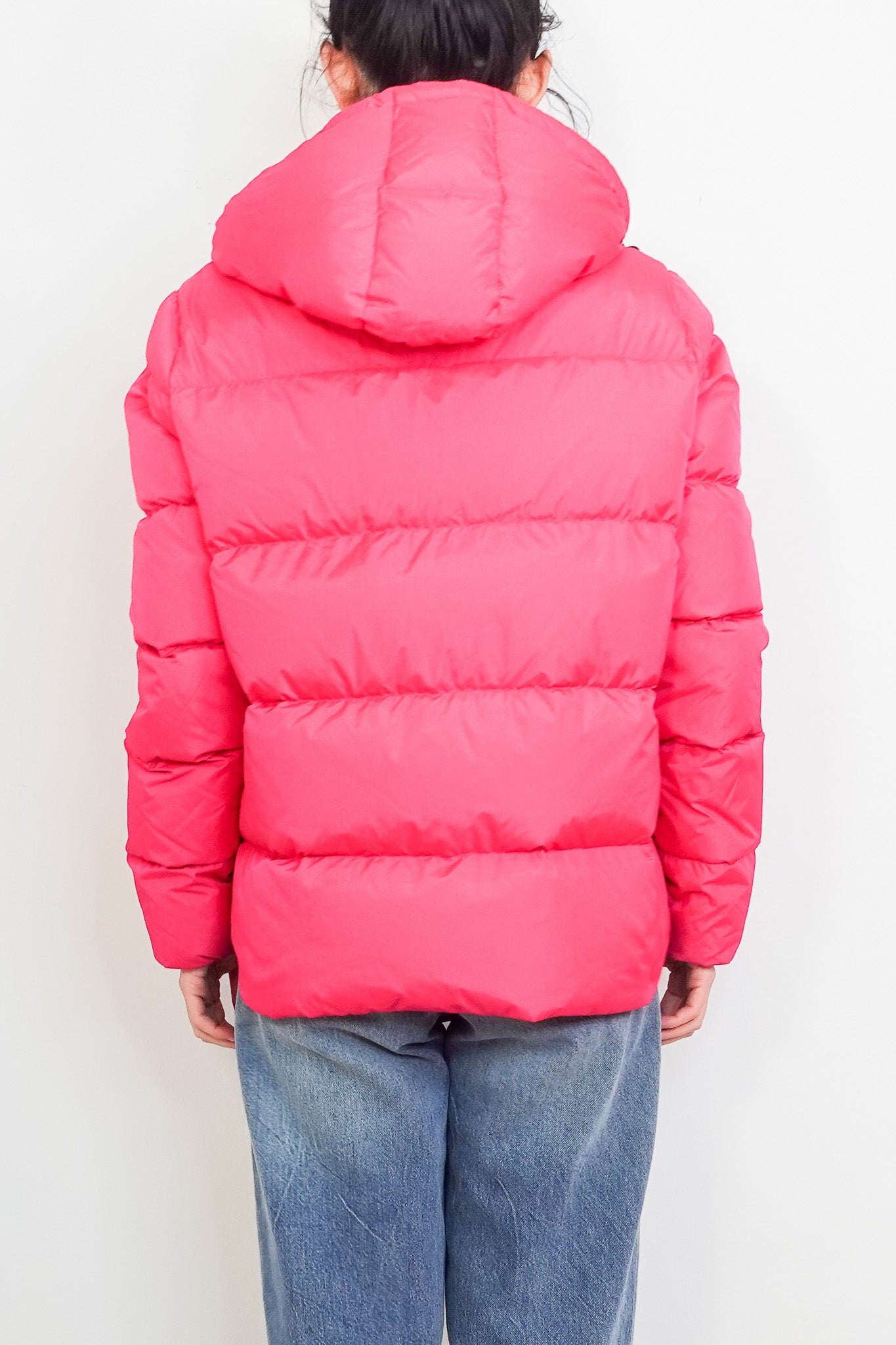 Pink puffer coat RRP £1.2k