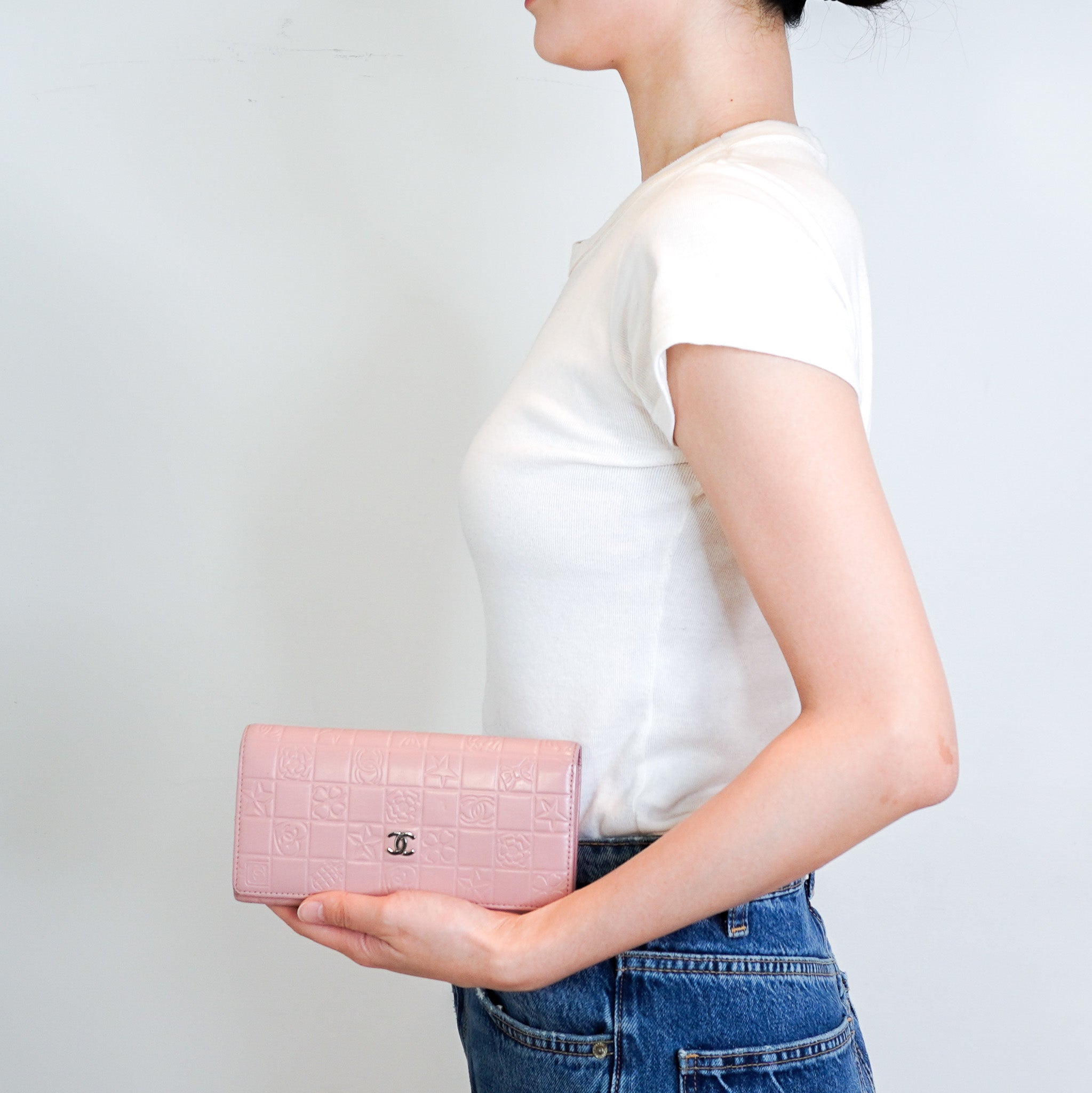 Chanel Vintage Wallet in Pink | Authentic Preloved - Reloved Again
