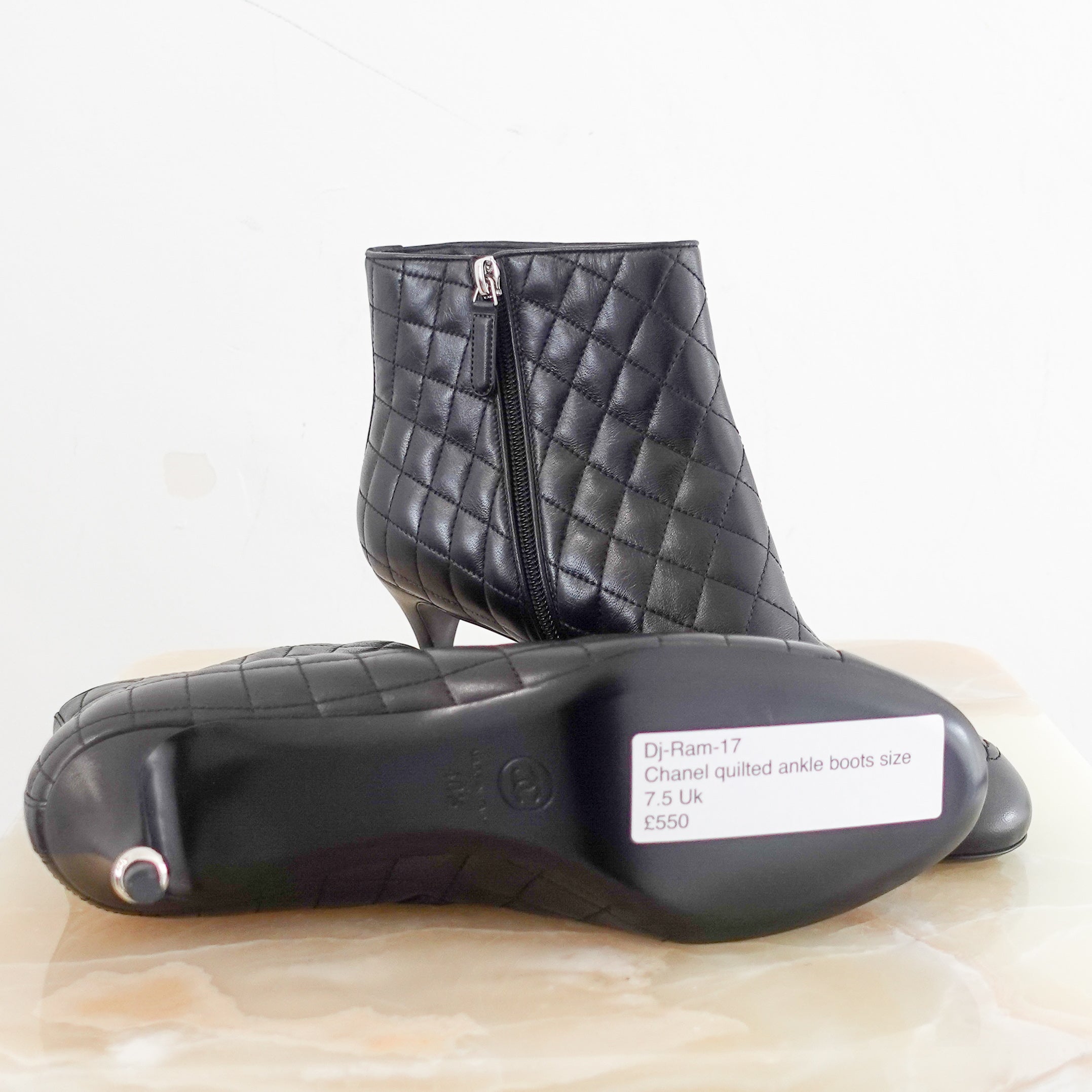 Quilted ankle boots RRP £990