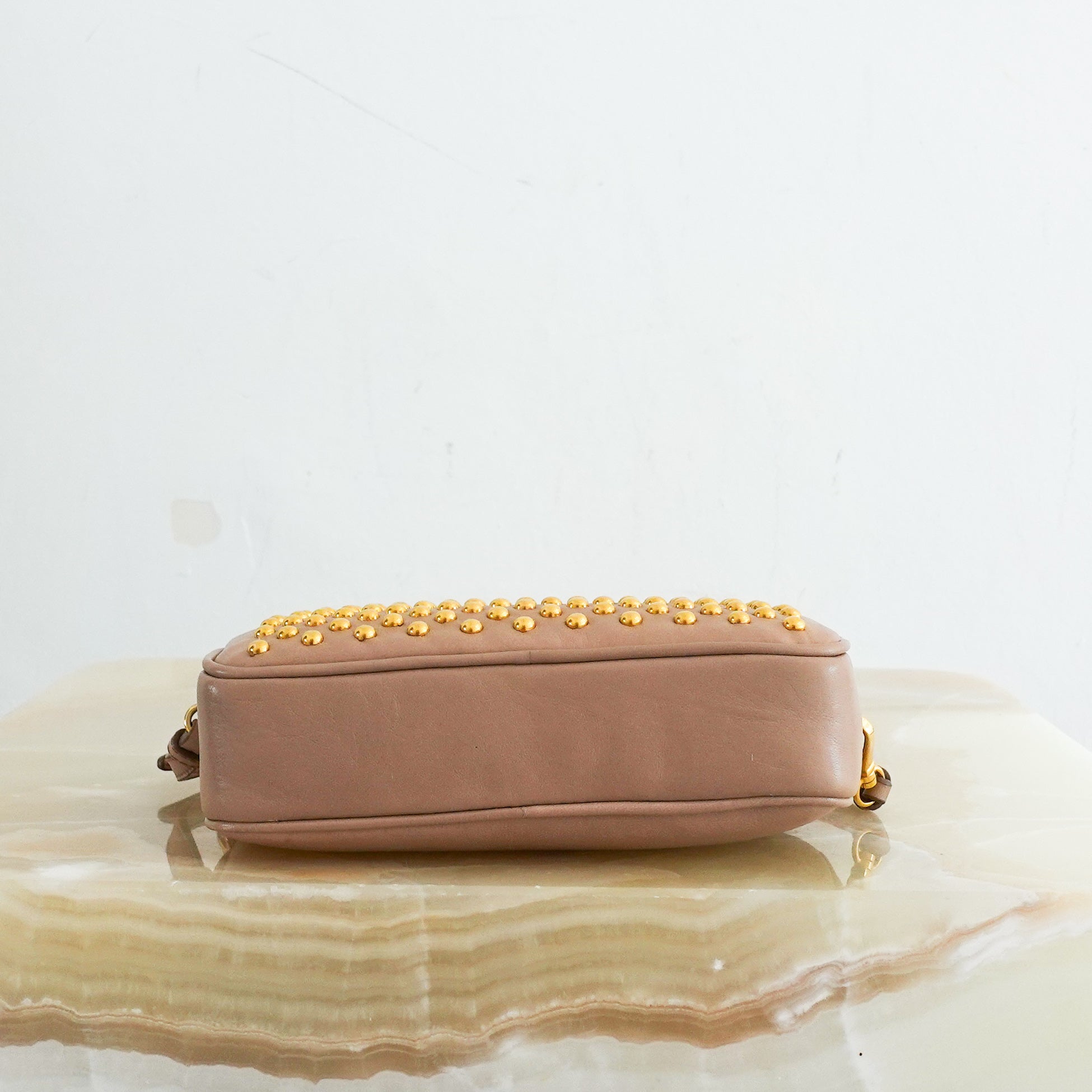 Studded mini bag pink RRP £700