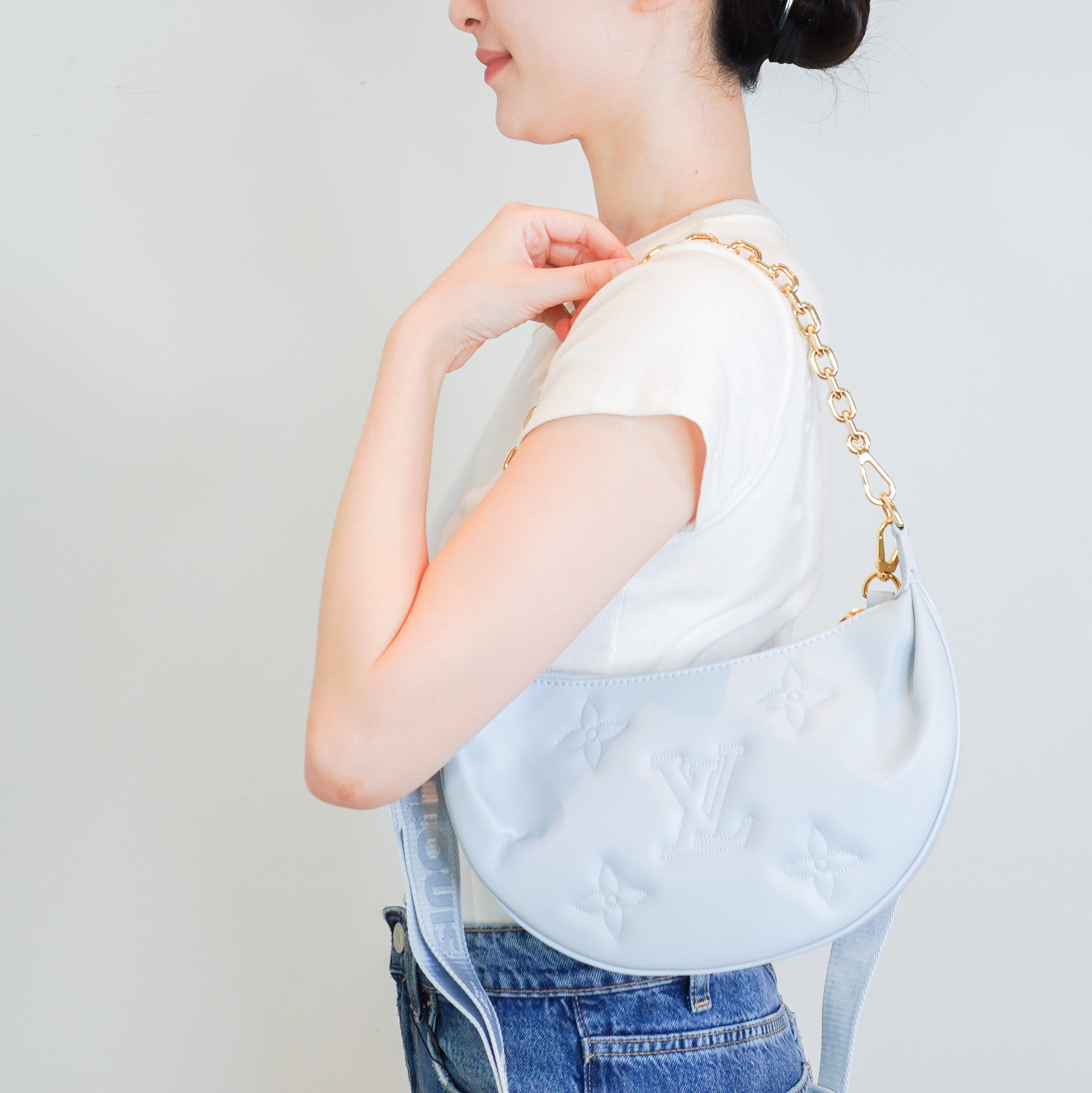 Louis Vuitton Over The Moon Bag in Blue RRP £2000 | Authentic Preloved