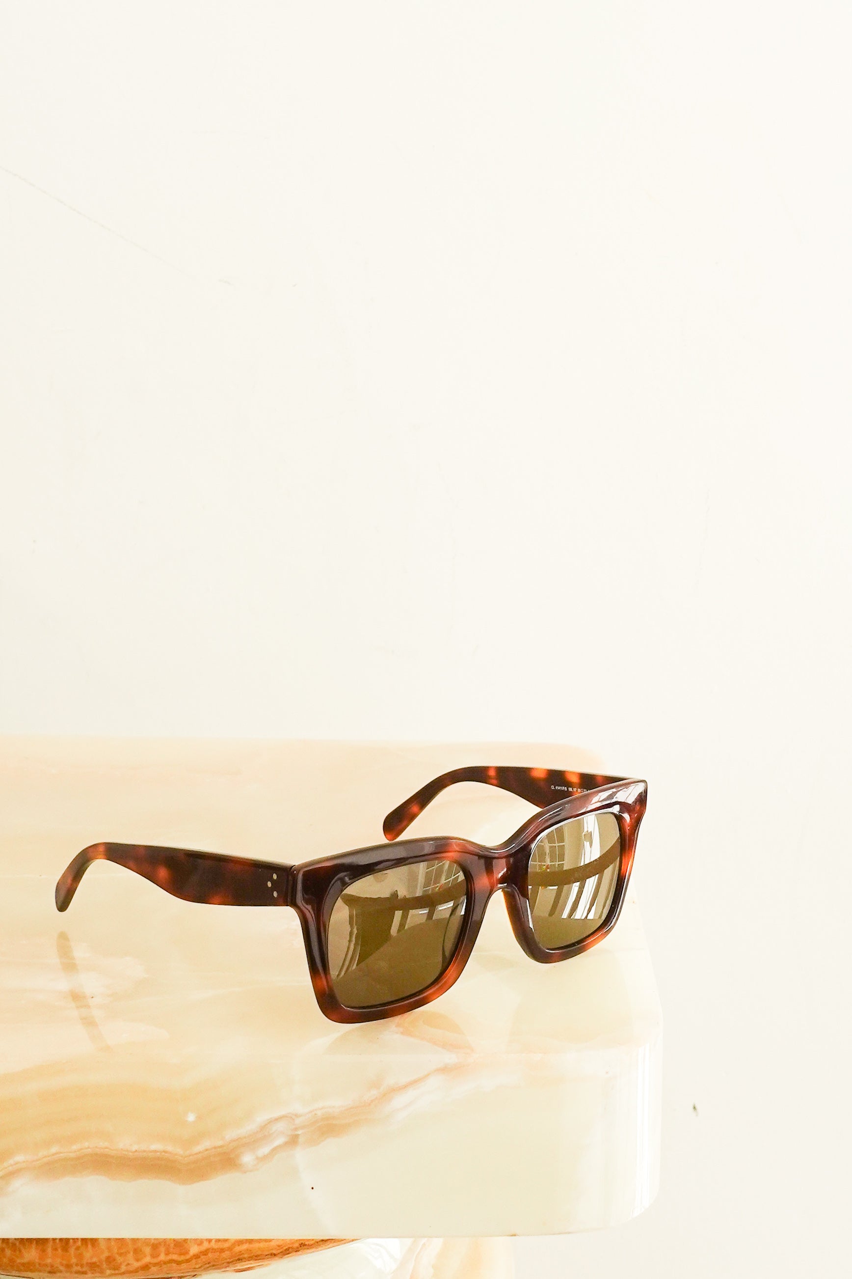 Square tortoiseshell sunglasses RRP £380