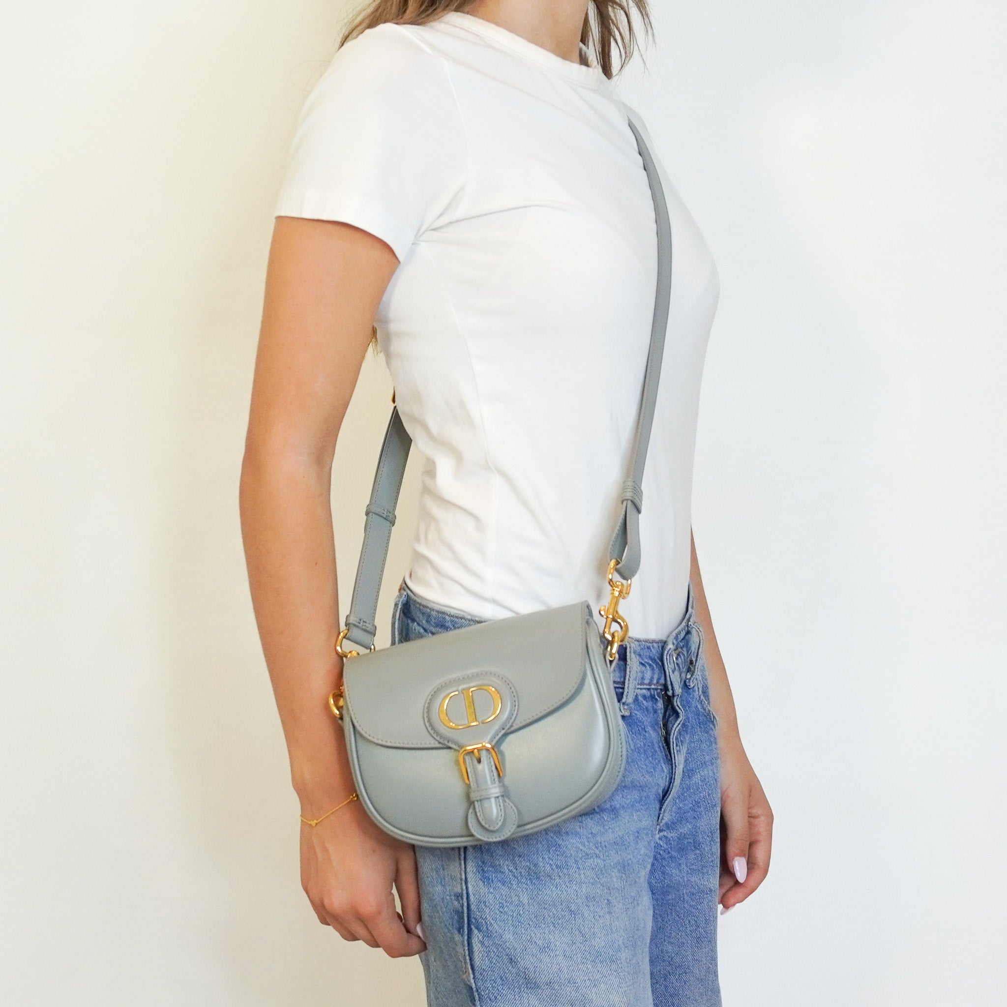Dior Medium Blue Bobby Bag in Smooth Calfskin RRP £2850 | Authentic Preloved - Reloved Again