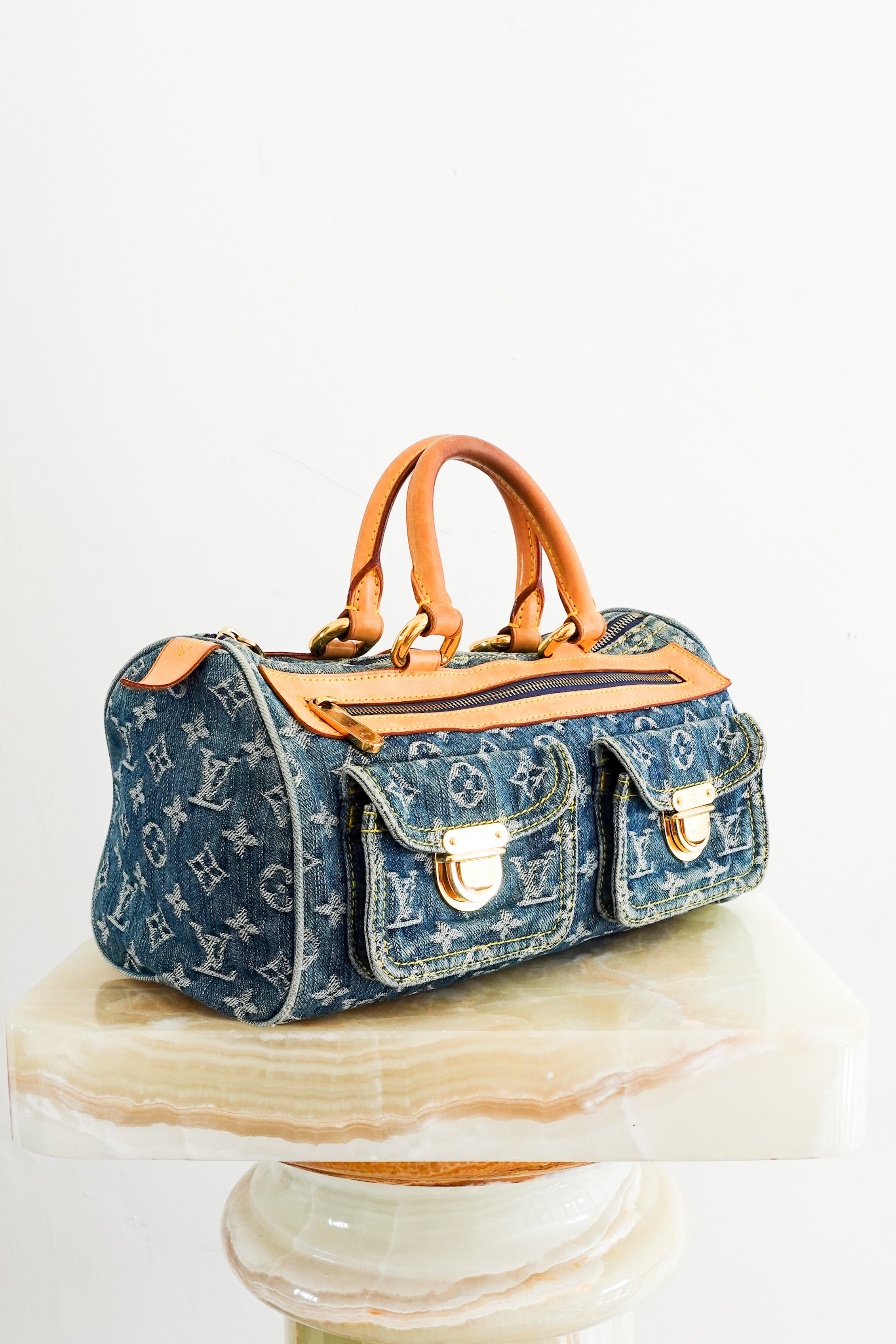 Denim neo speedy bag RRP £1.9k
