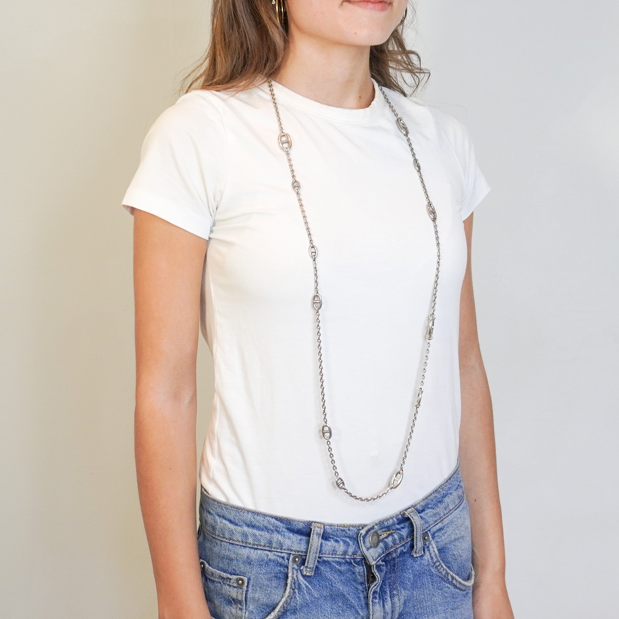 Hermès Farandole Silver Necklace RRP £1790 | Authentic Preloved FINAL SALE