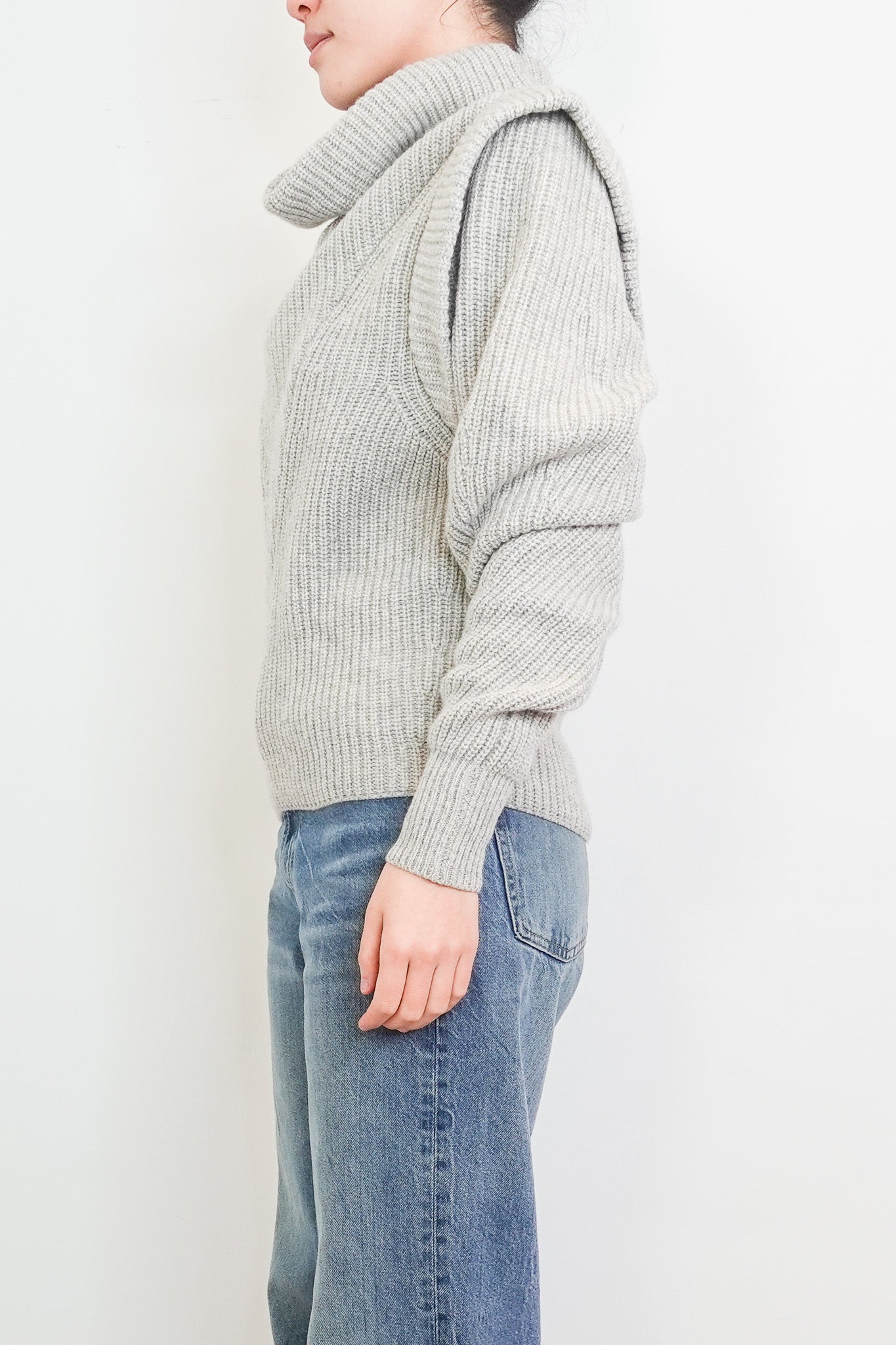 Grey Poppy knit jumper RRP £300