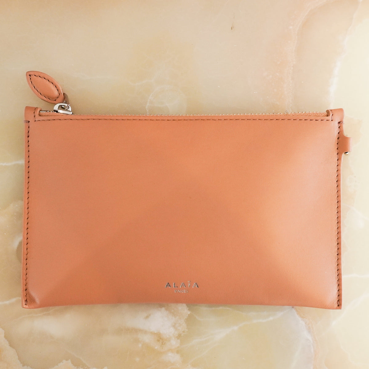 Alaïa Le Hinge Small Eyelet Tote Bag in Tan Suede (RRP £1680) | Authentic Preloved