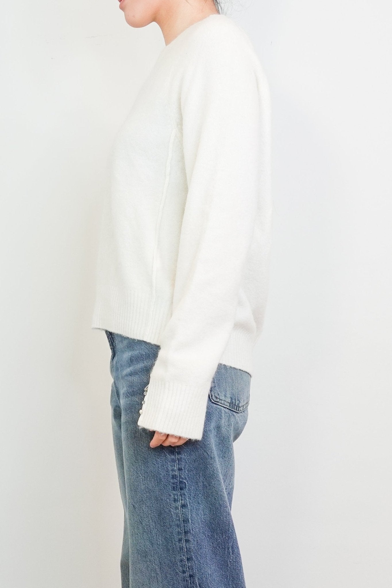 Phillip Lim White alpaca jumper RRP £250 - final Sale | Authentic Preloved - Reloved Again