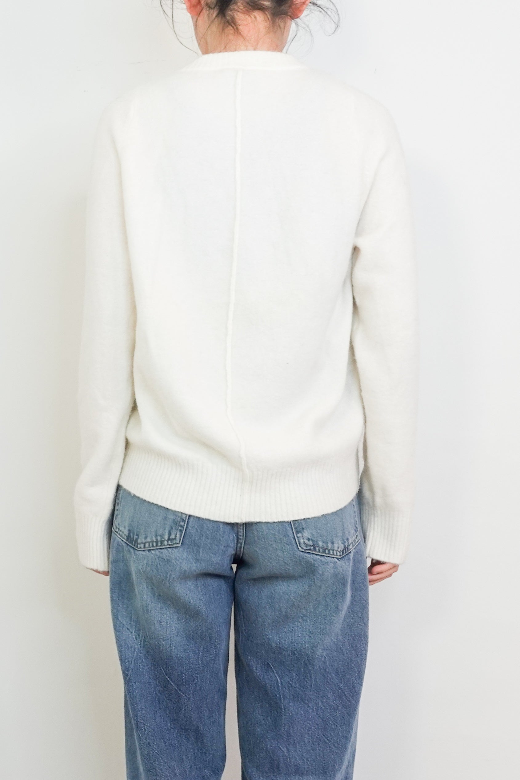 White alpaca jumper RRP £250