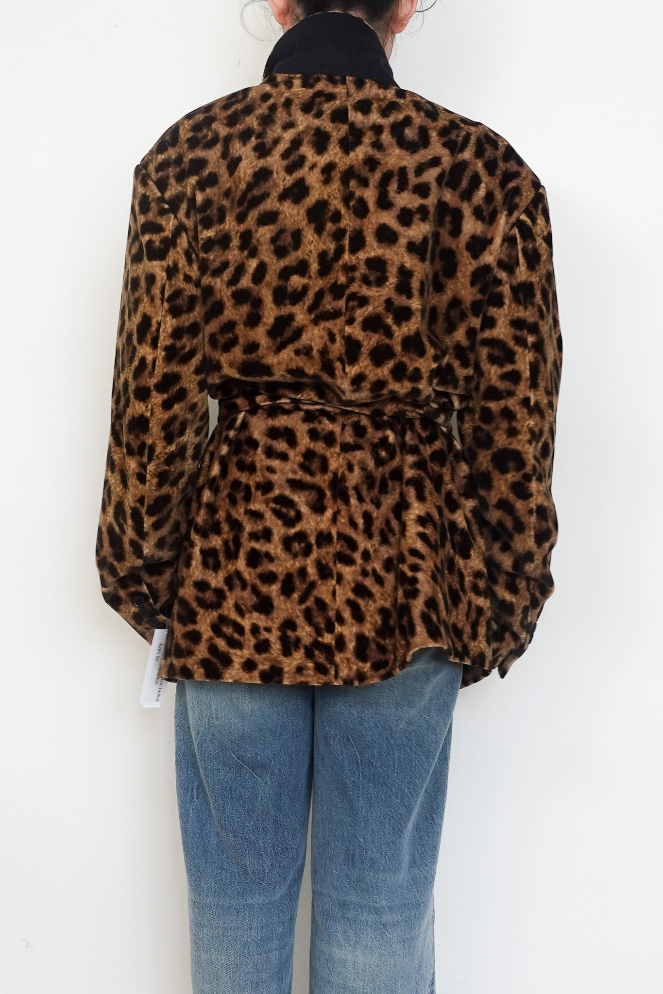 NEW Raey Leopard Print Velvet Belted Jacket RRP £450 | Authentic Preloved - Reloved Again