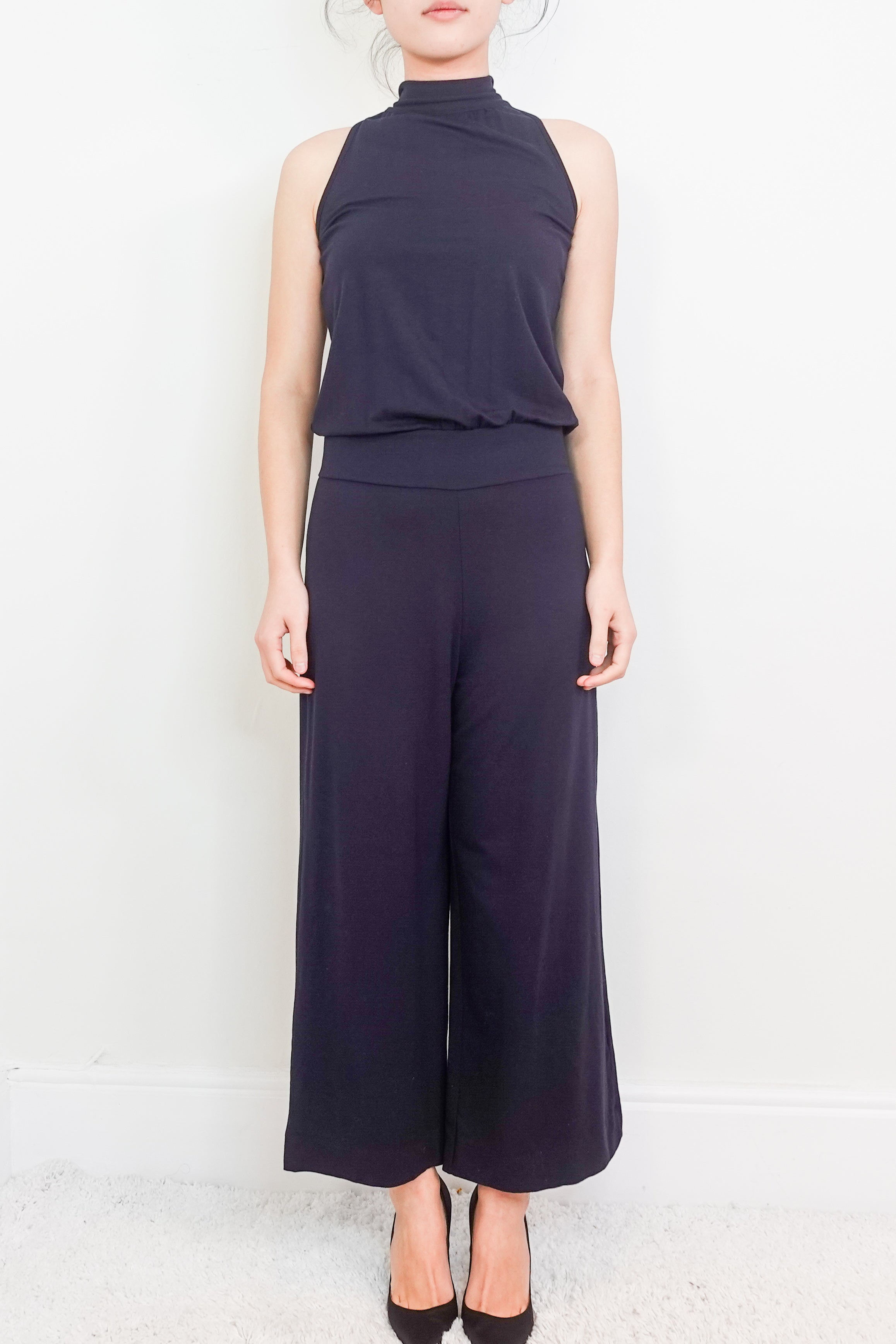 Halterneck navy jumpsuit  RRP £170