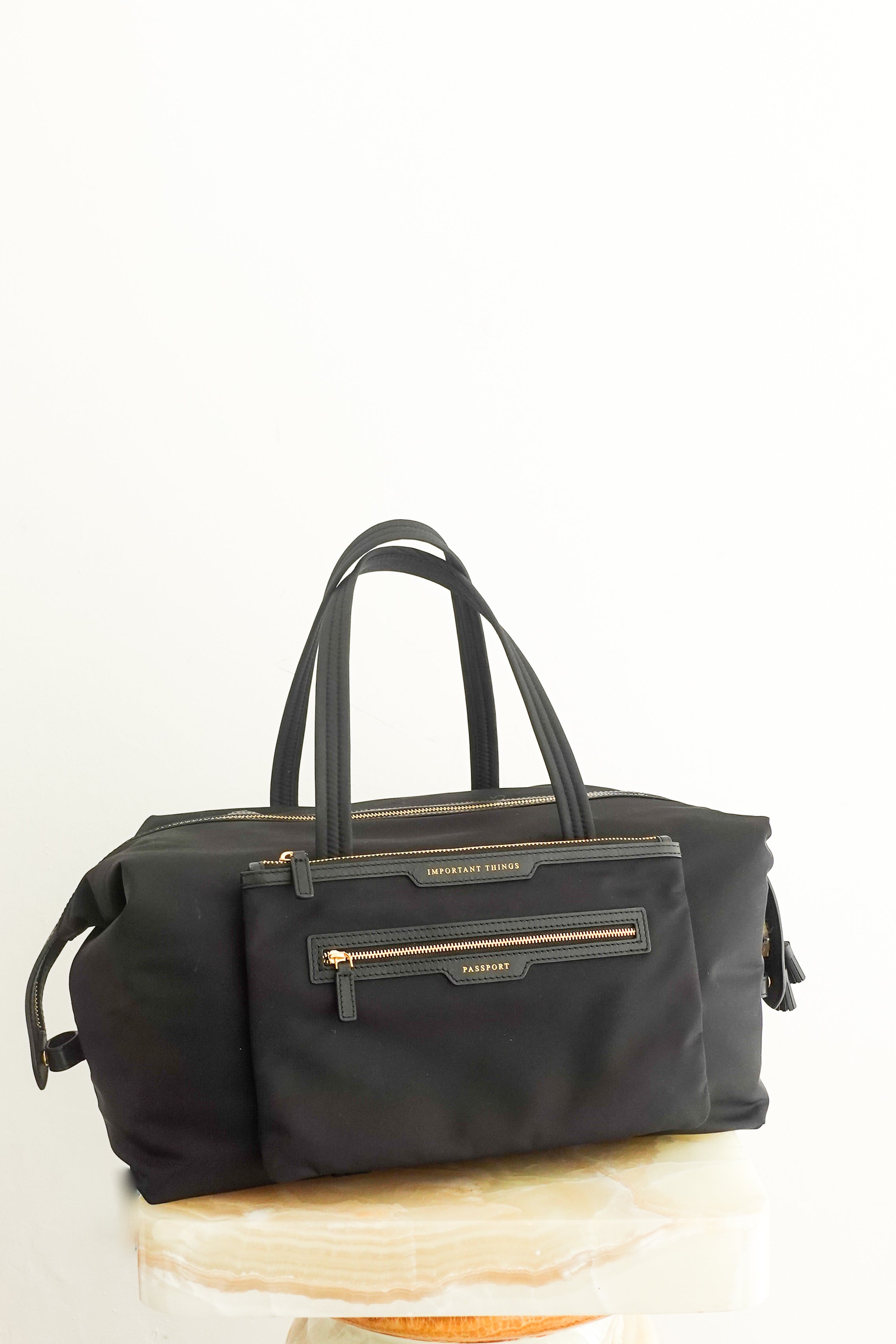 In flight travel bag in black RRP £695