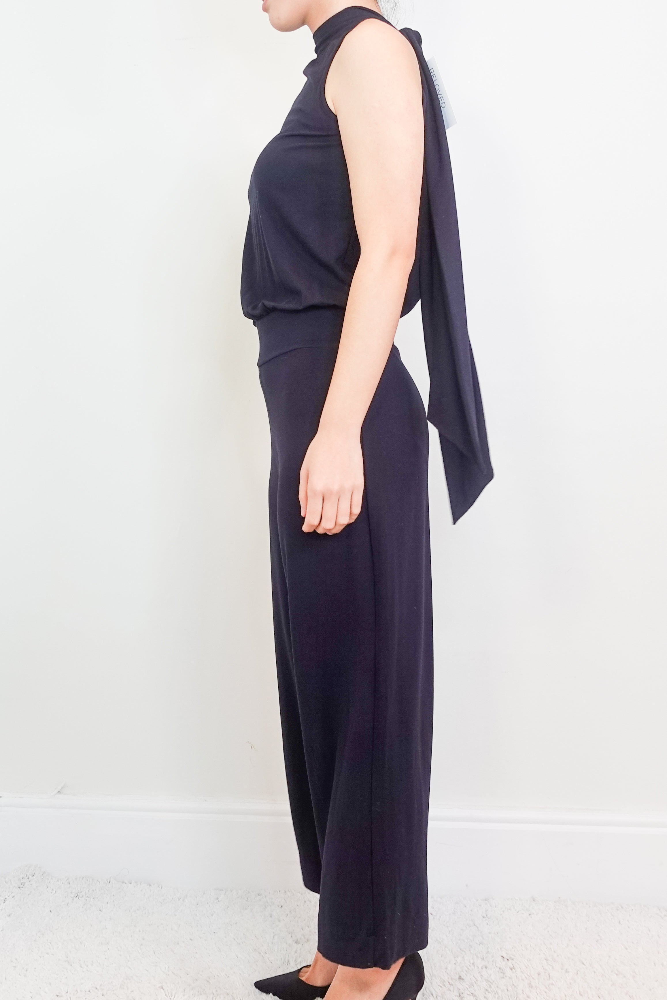 Halterneck navy jumpsuit  RRP £170