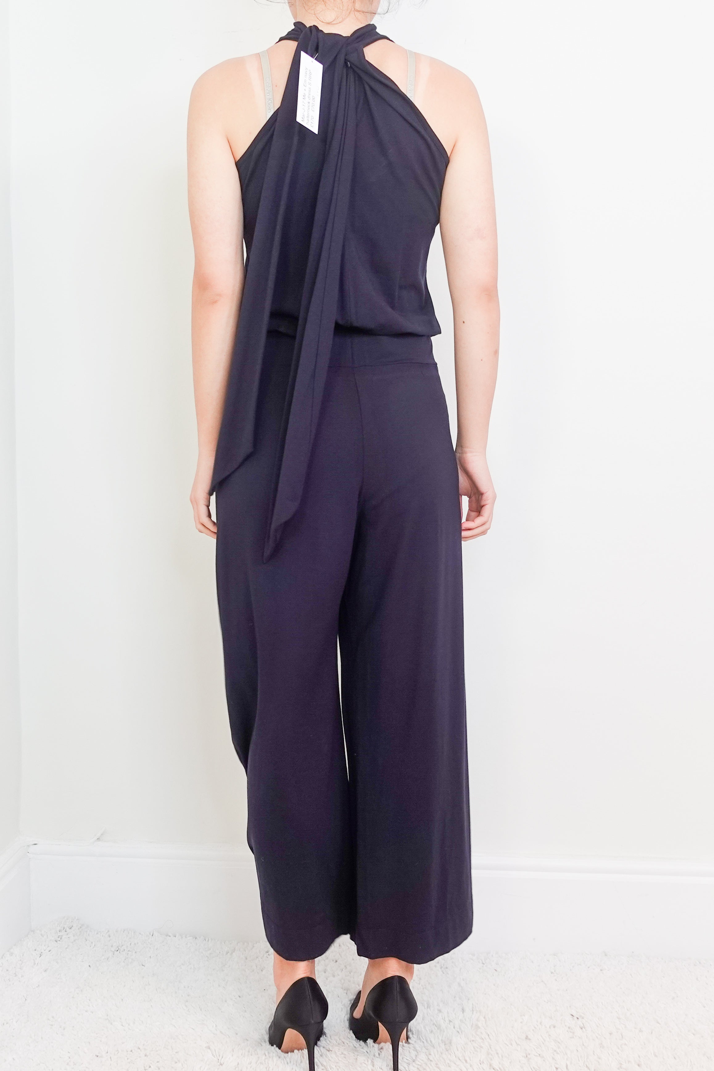 Halterneck navy jumpsuit  RRP £170