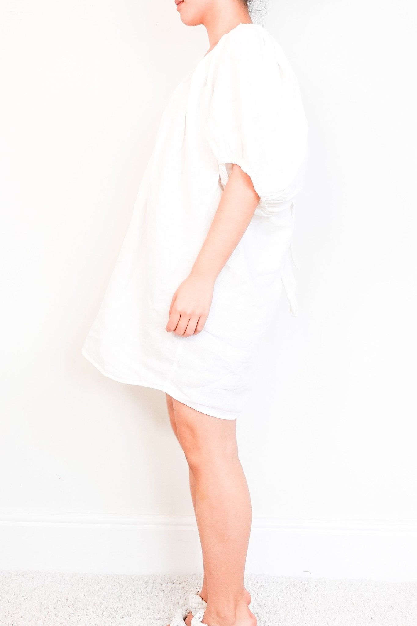 Mara Hoffman white open back dress RRP £250 | Authentic Preloved - Reloved Again