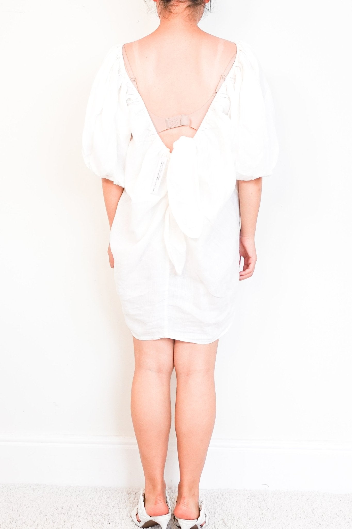 Mara Hoffman white open back dress RRP £250 | Authentic Preloved - Reloved Again