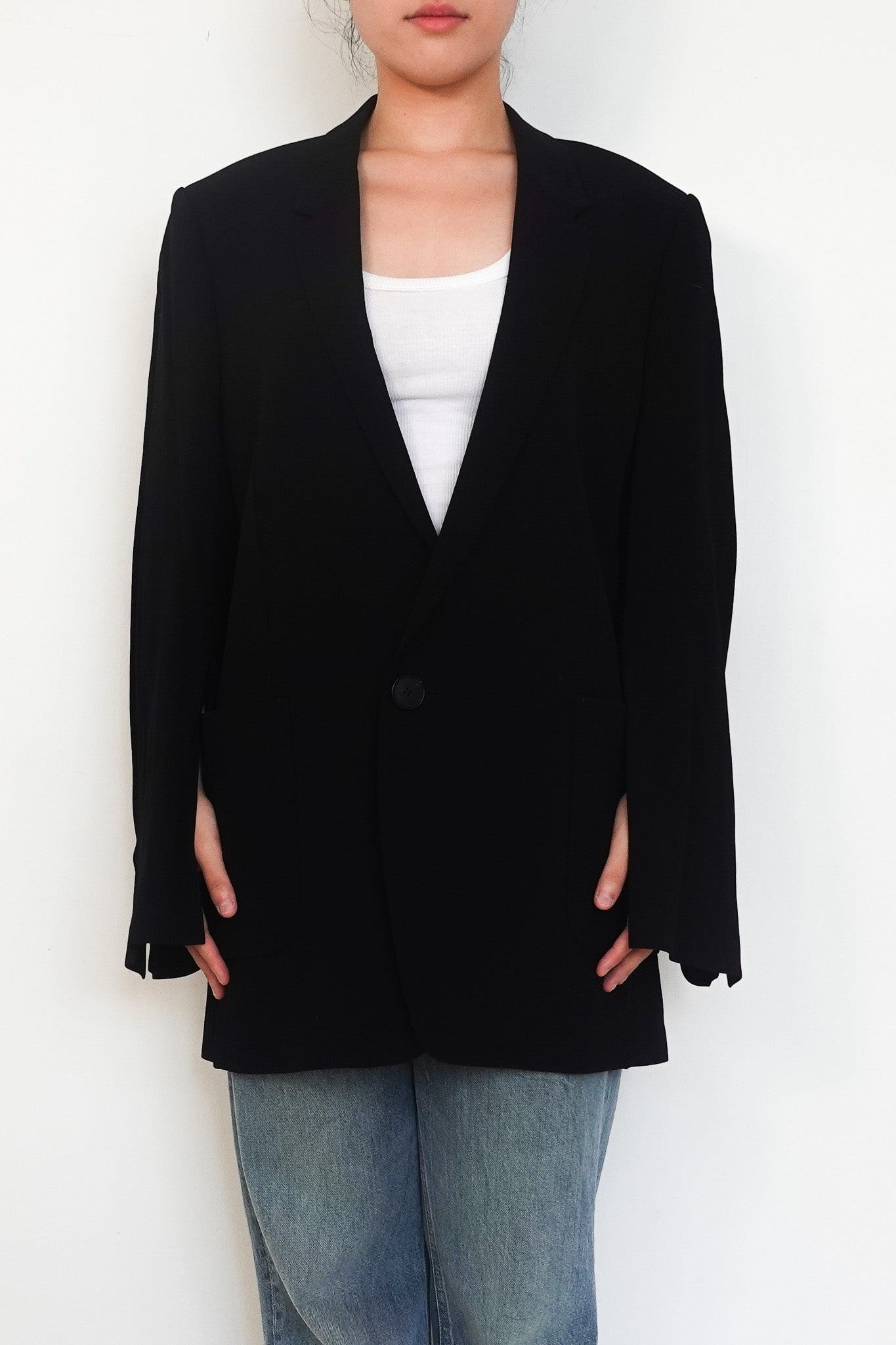 Petar Petrov Black Evening Button Blazer RRP £1200 | Authentic Preloved - Reloved Again