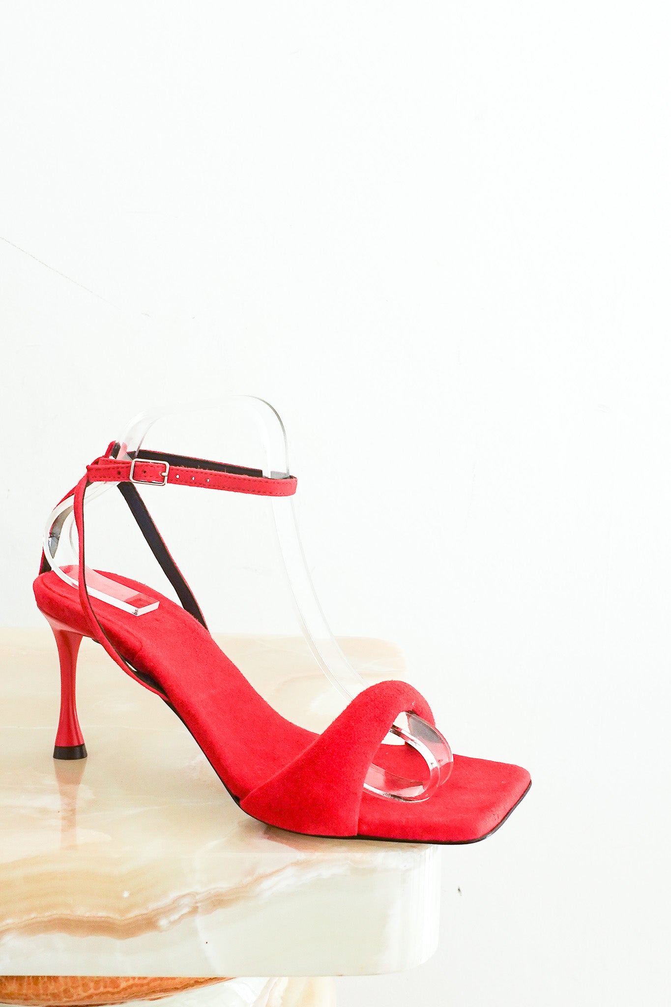 NEW Red cameron heels RRP £300