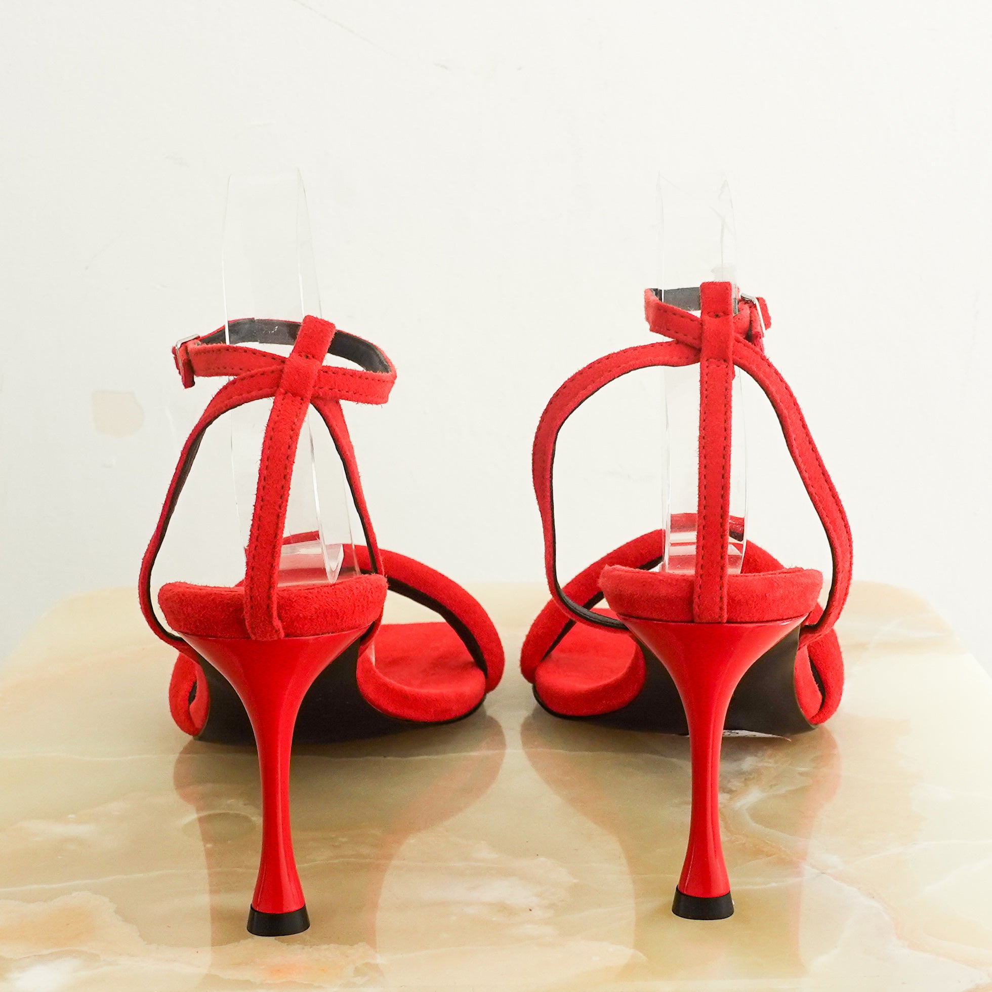 NEW Red cameron heels RRP £300