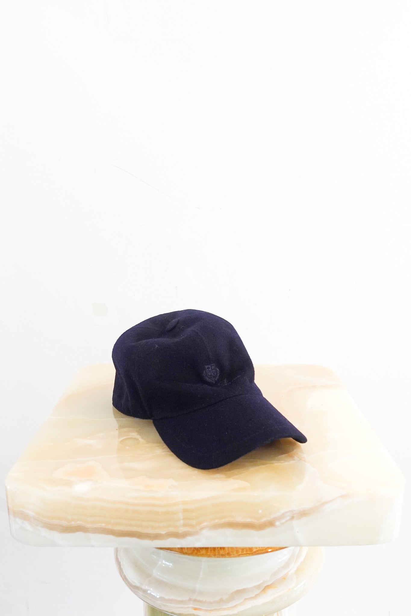 Cashmere navy cap RRP £350