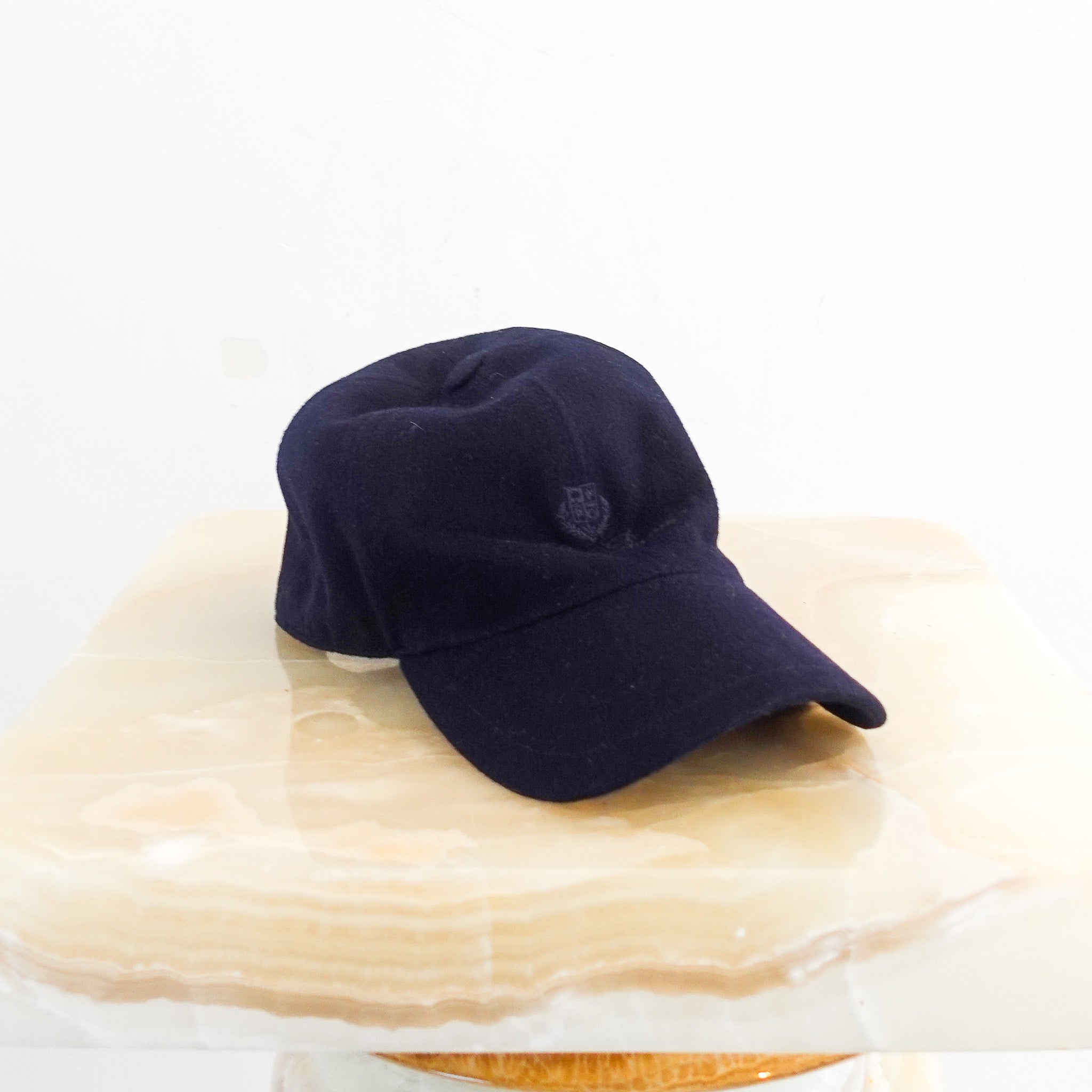 Cashmere navy cap RRP £350