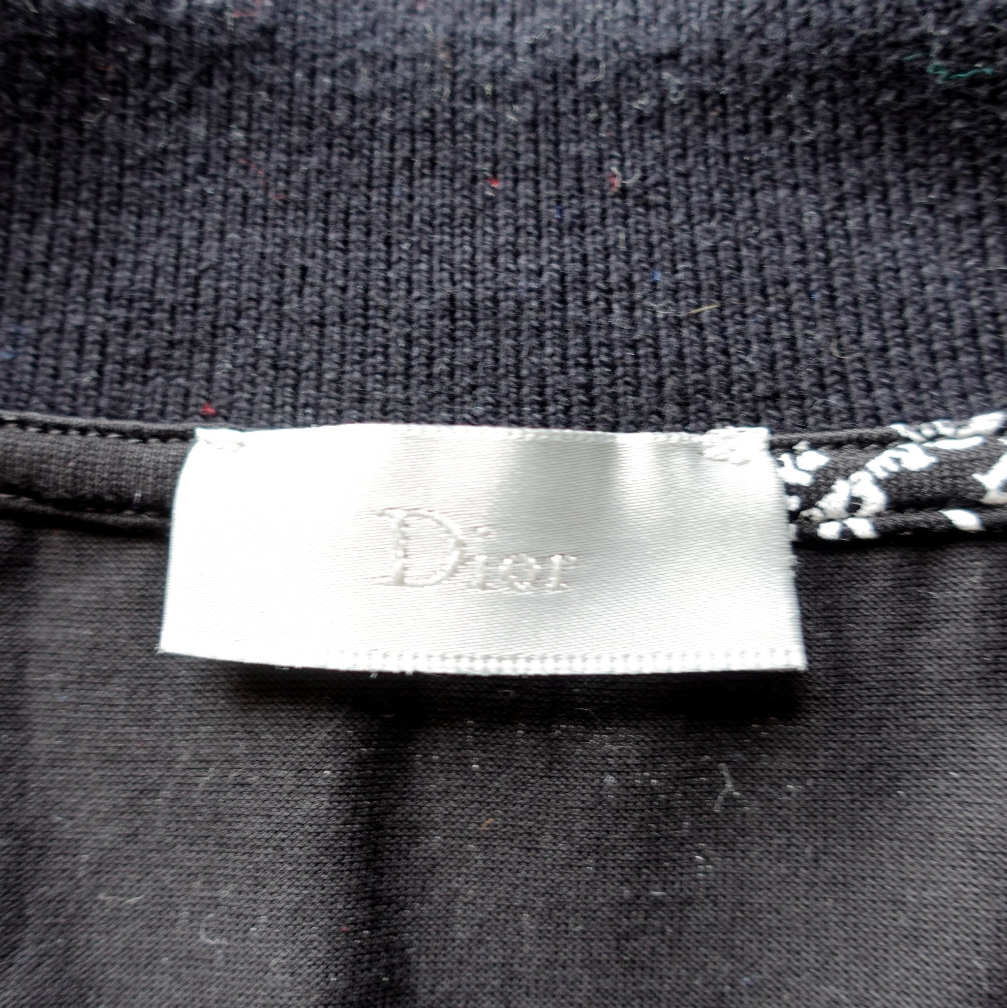 Christian Dior Black Logo Printed Polo Shirt RRP £1000 | Authentic Preloved