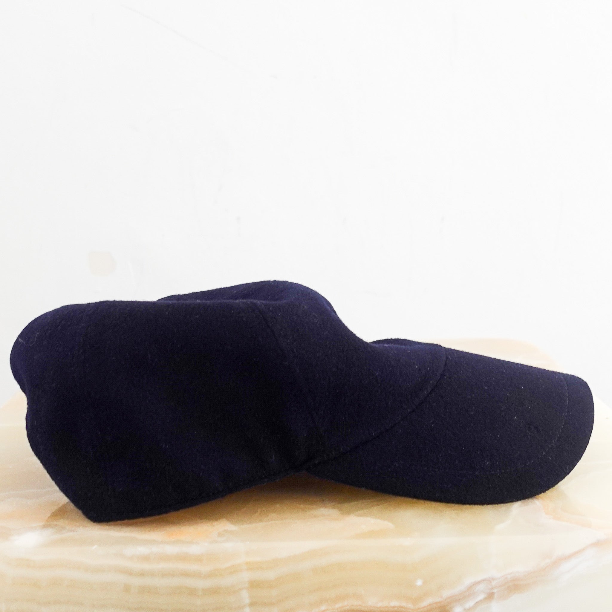 Cashmere navy cap RRP £350