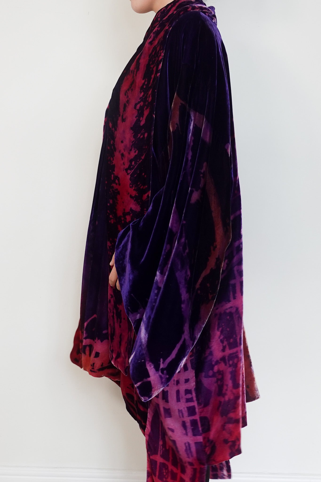 Alessandra Jane Hand painted Velvet kimono | Authentic Preloved - Reloved Again