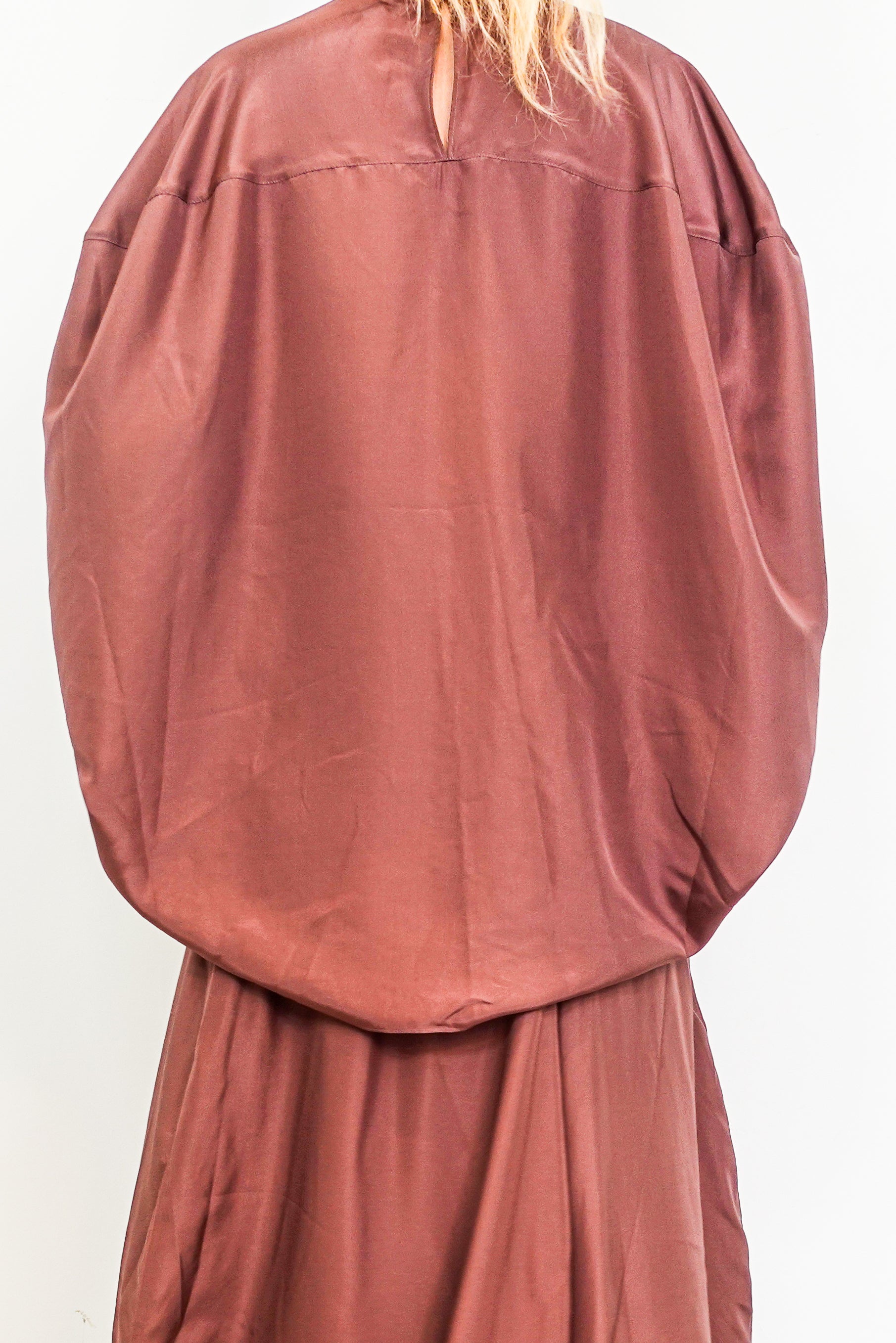 NEW Silk Habutai Circular Silk Seamed Top RRP £550