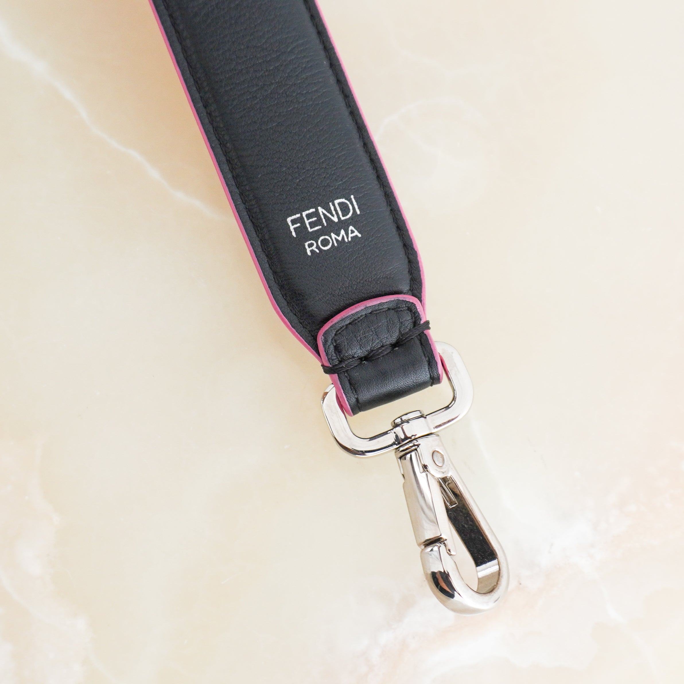Fendi Mini Strap You Multicolour Studded Leather Bag Strap (RRP £600) | Authentic Preloved FINAL SALE