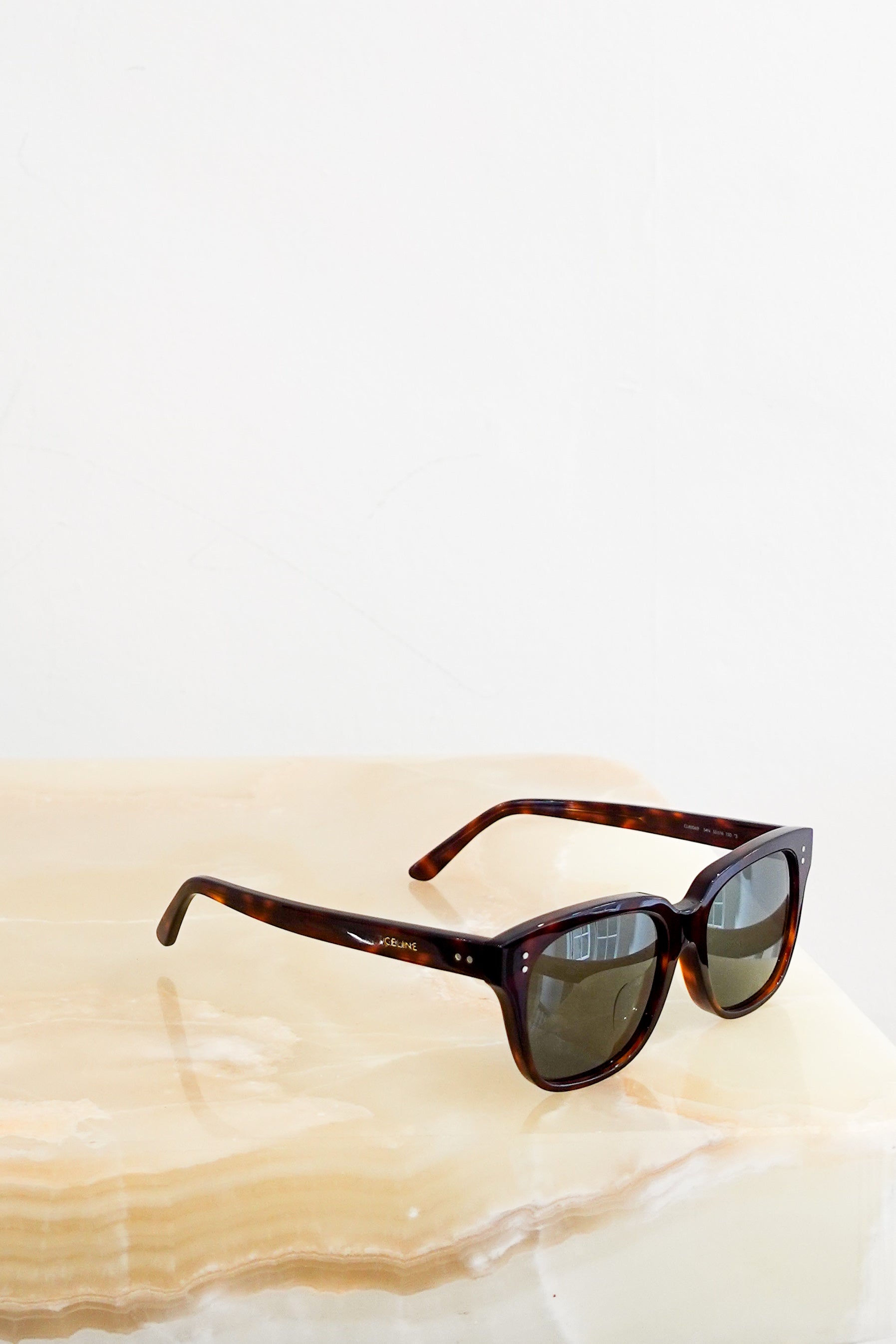 Celine Brown D-Frame Tortoise Shell Everyday Sunglasses RRP £340 | Authentic Preloved