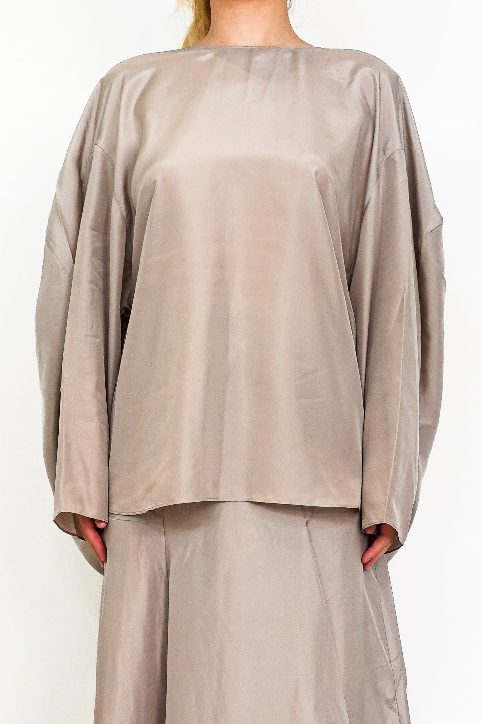 NEW Silk Habutai Circular Silk Coccoon Top RRP £551